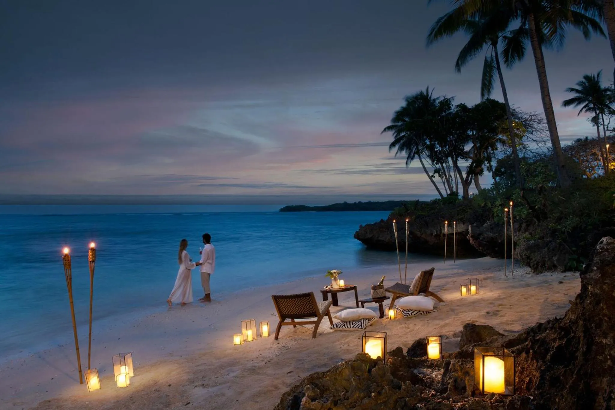 Night in Shangri-La Yanuca Island, Fiji