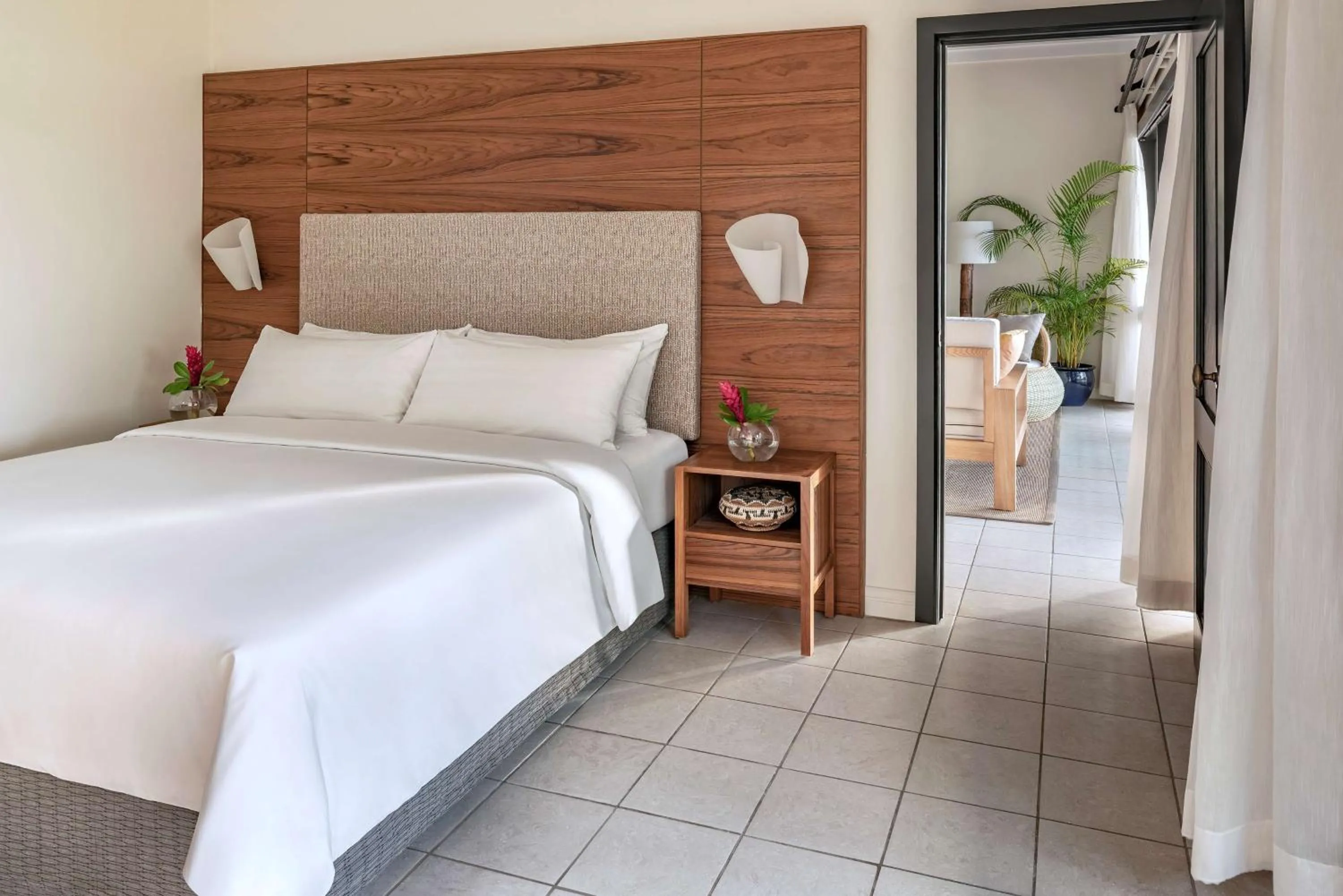 Photo of the whole room, Bed in Shangri-La Yanuca Island, Fiji