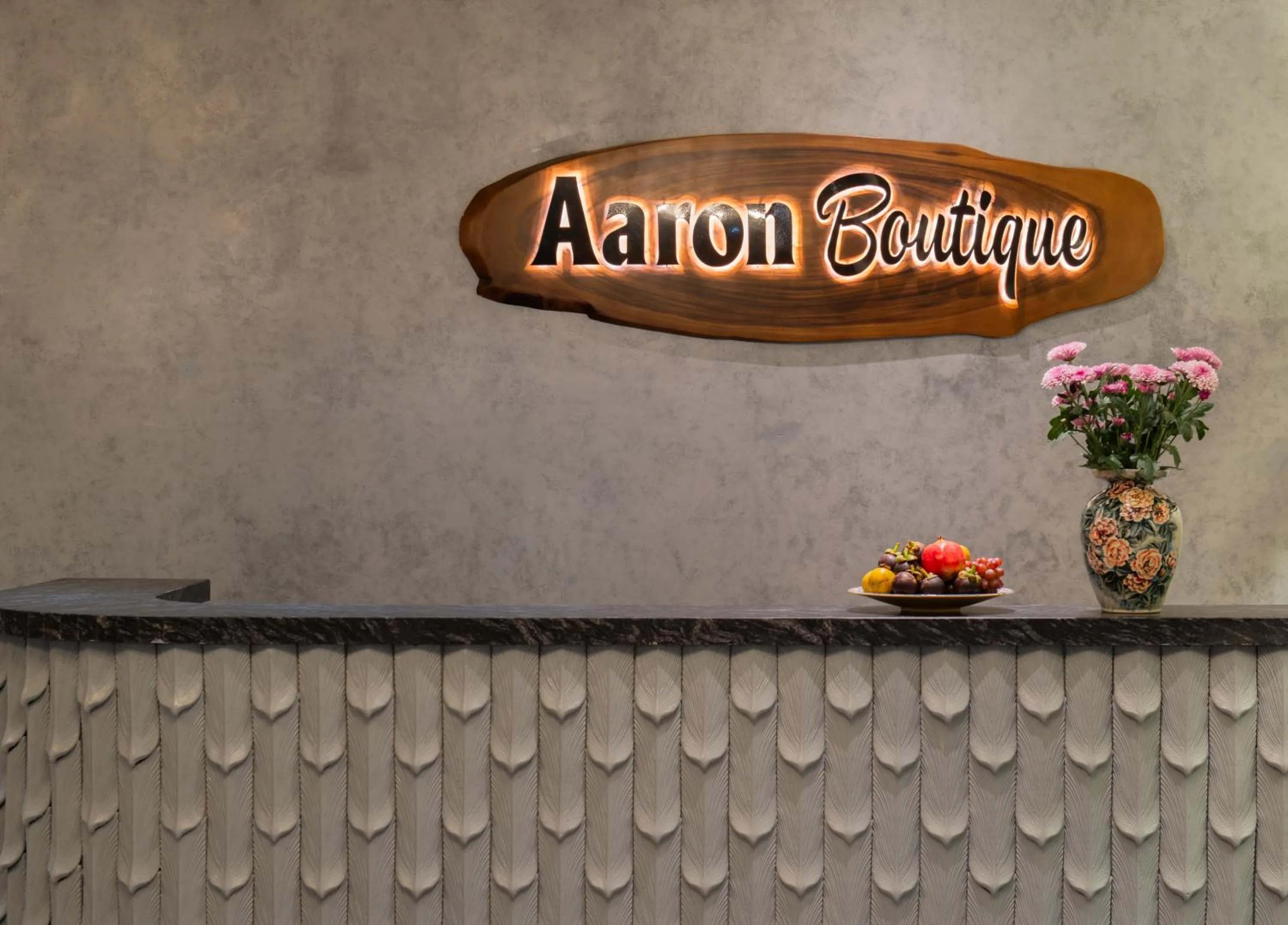 Property logo or sign in Aaron Boutique Hotel