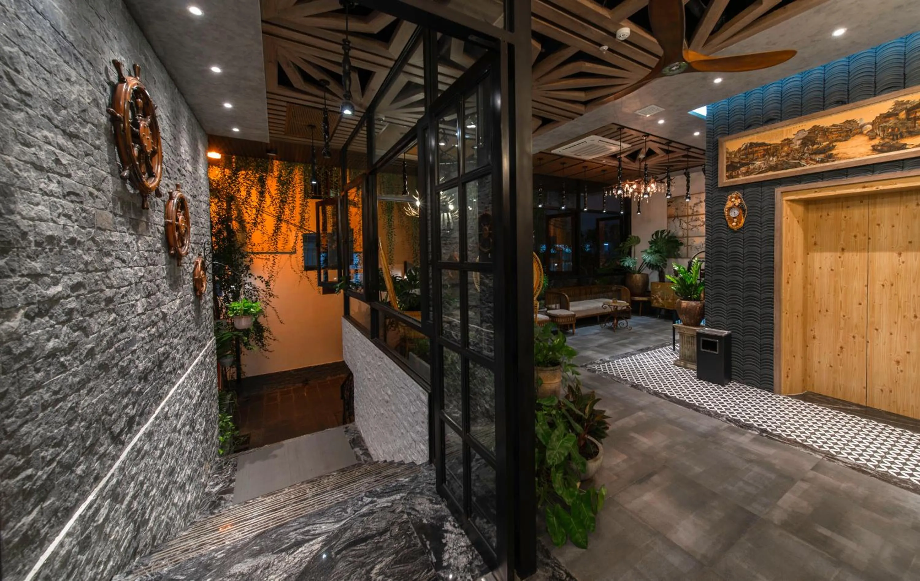 Lobby or reception in Aaron Boutique Hotel