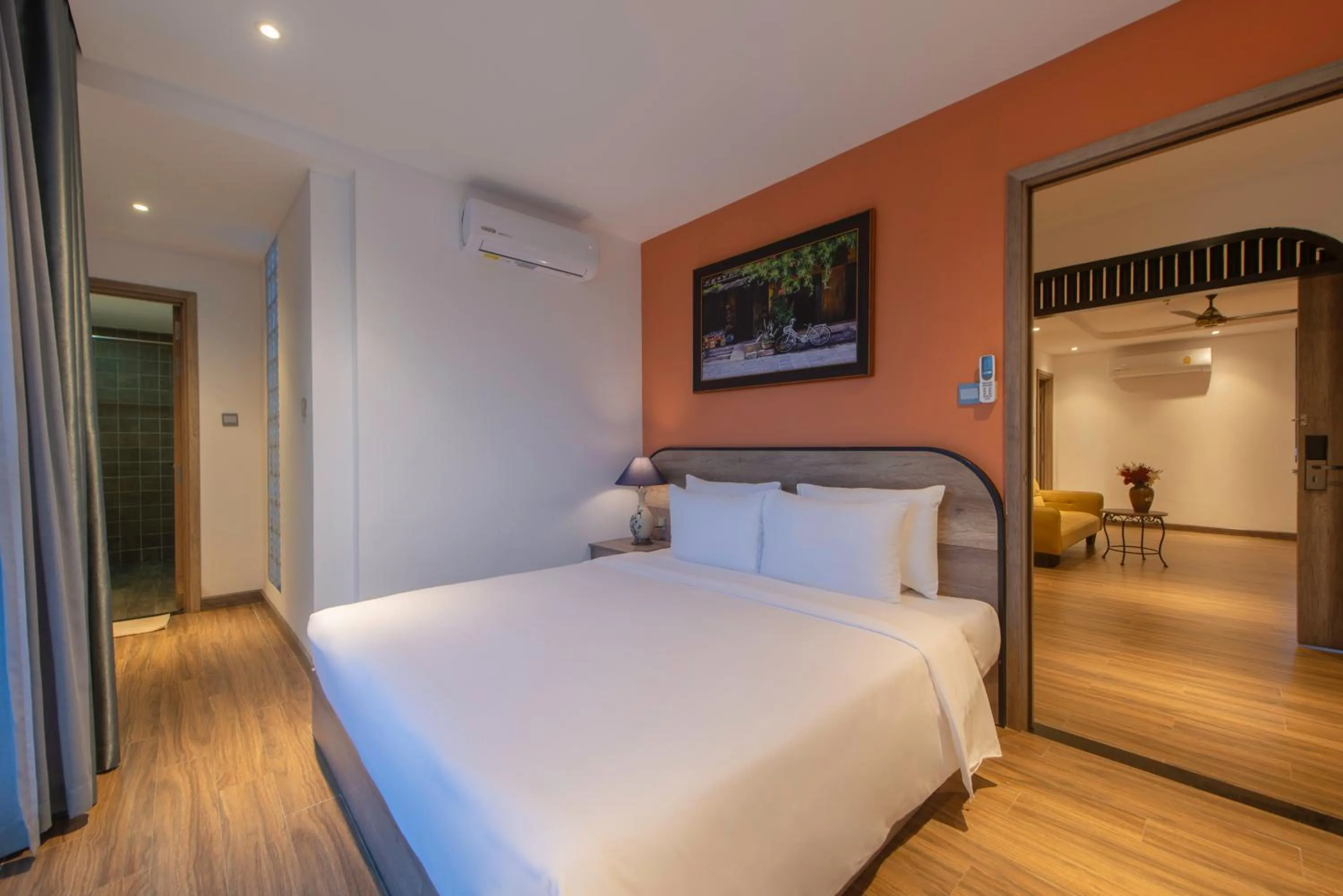 Bed in Aaron Boutique Hotel