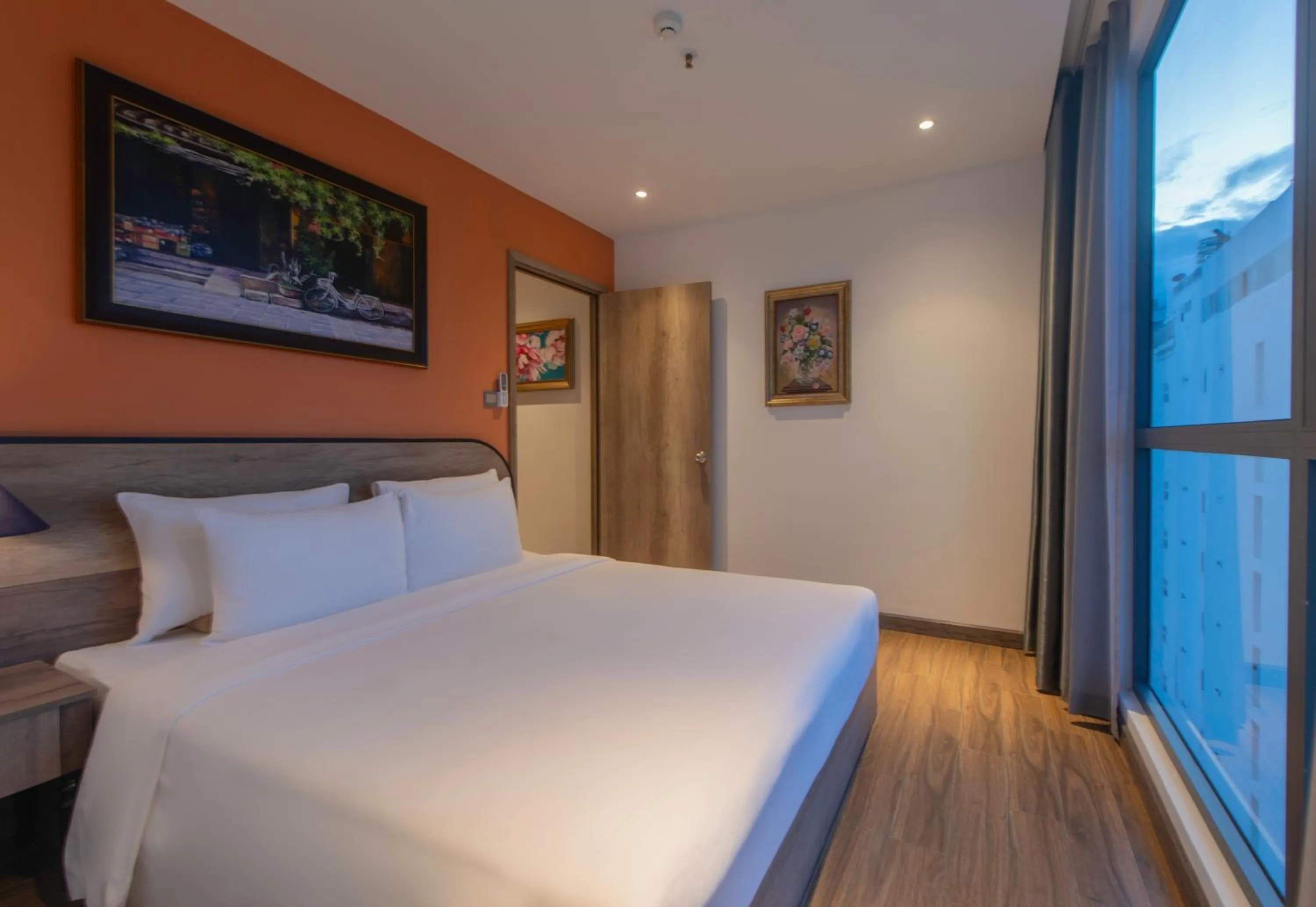 Bed in Aaron Boutique Hotel