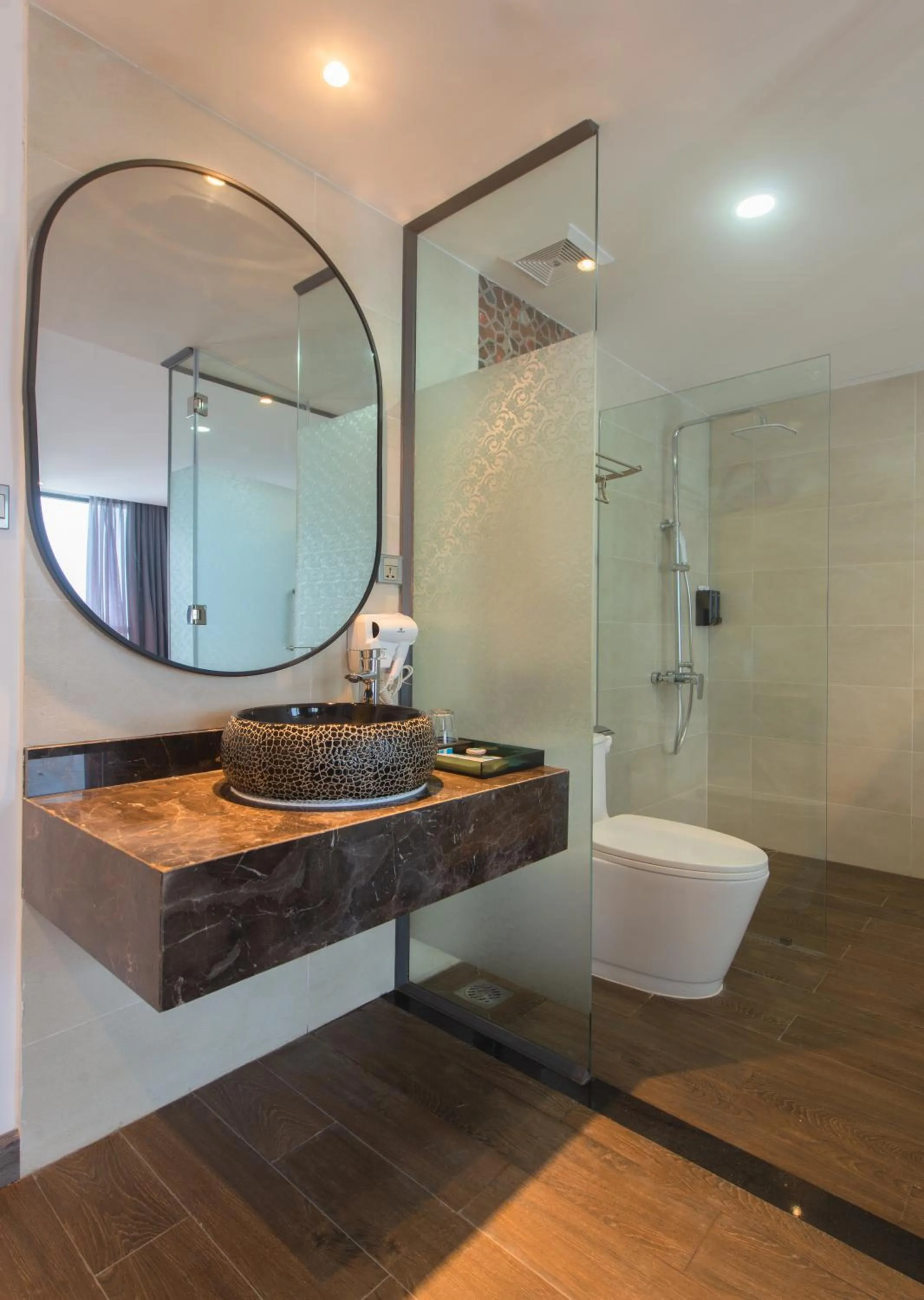 Shower in Aaron Boutique Hotel