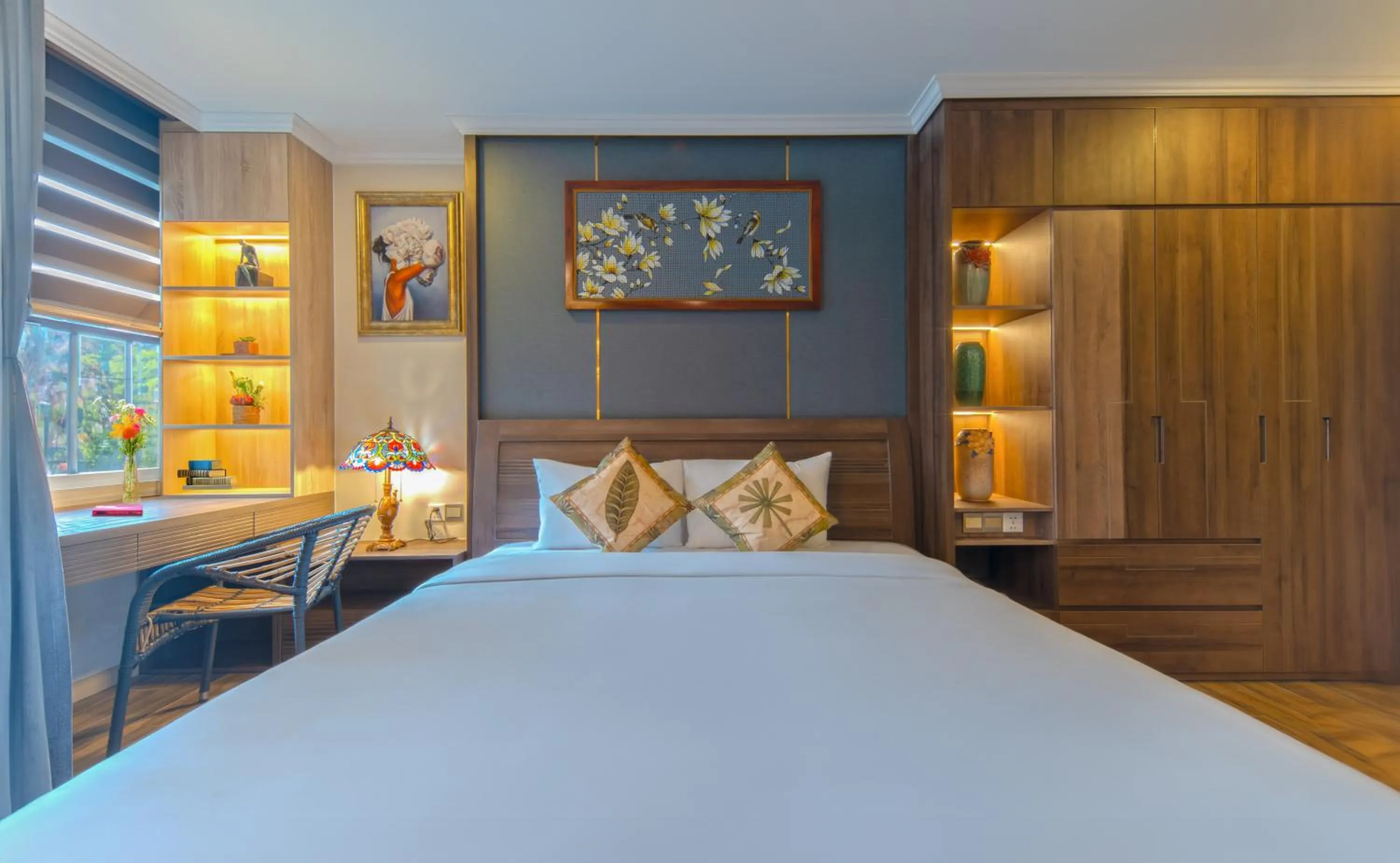 Bed in Aaron Boutique Hotel