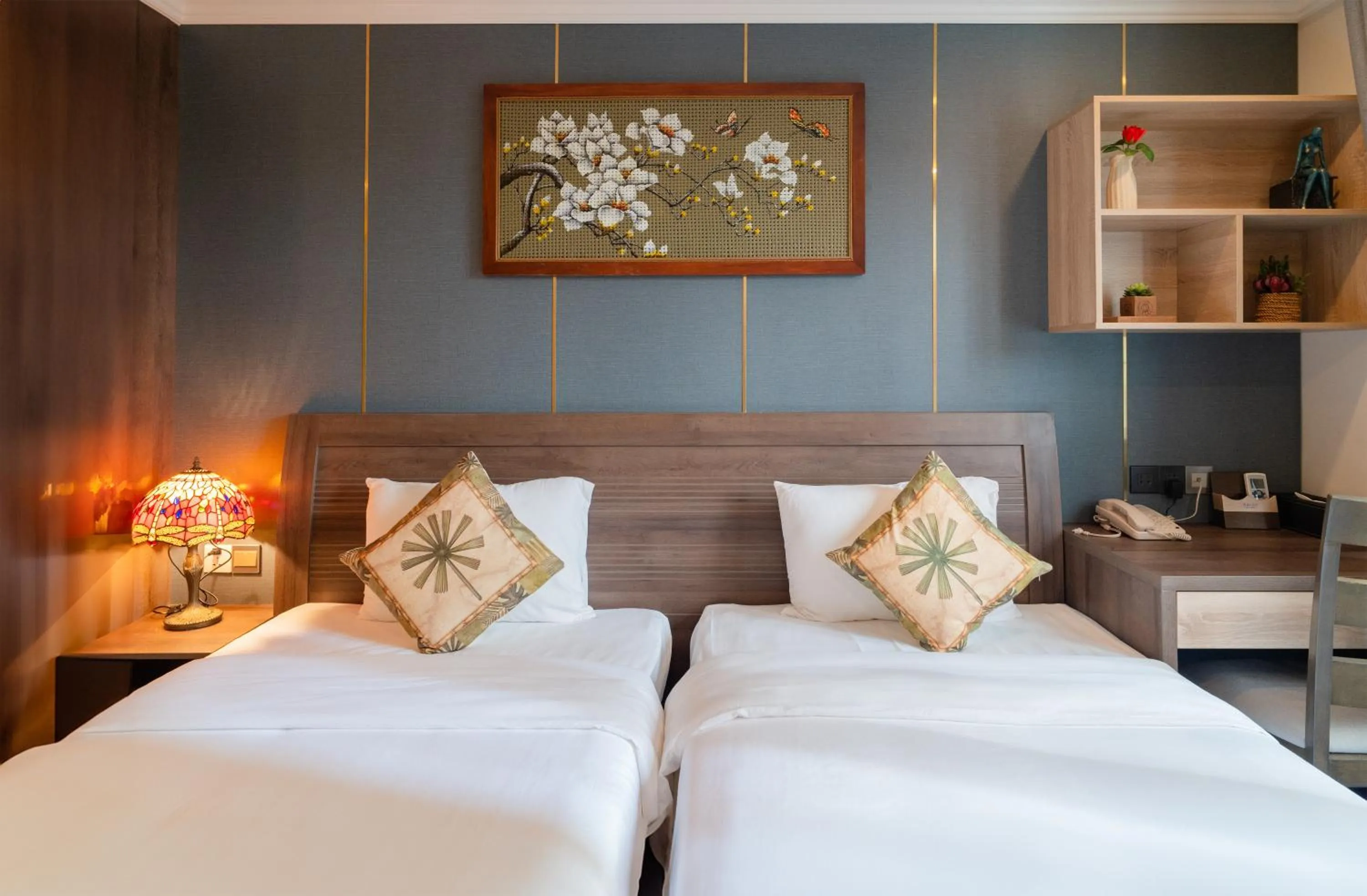 Bed in Aaron Boutique Hotel