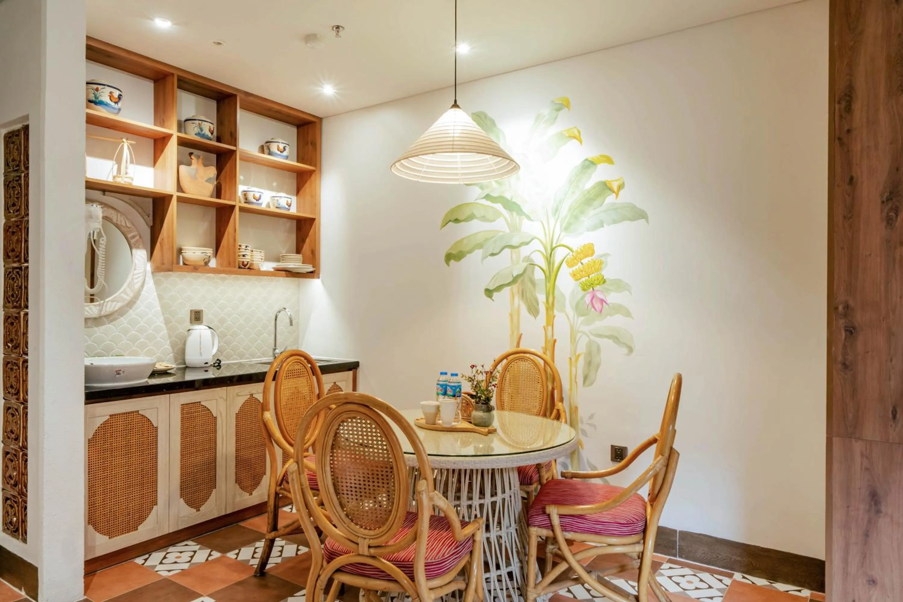 Dining area in Seahorse Signature Danang Hotel by Haviland