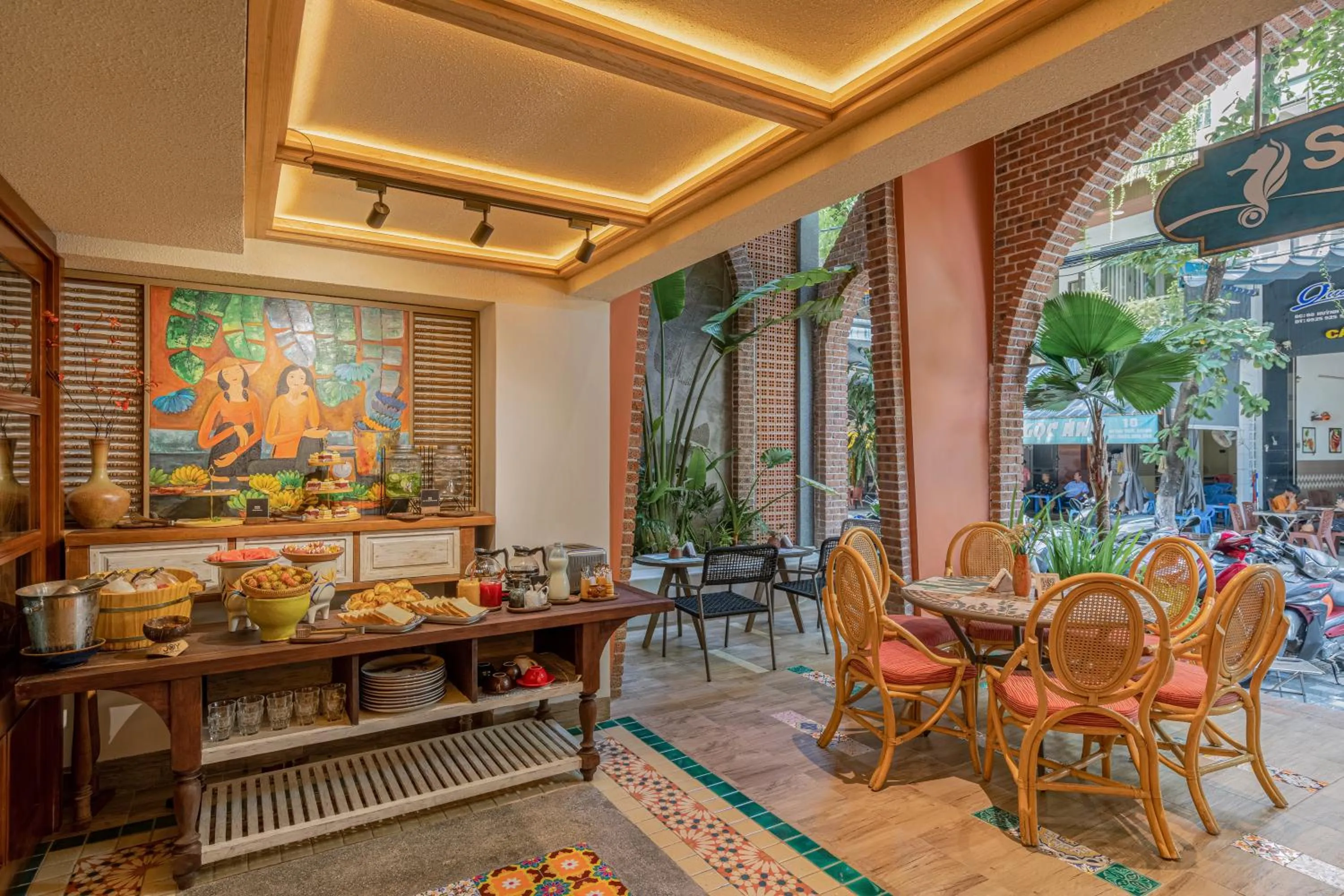 Seating area in Seahorse Signature Danang Hotel by Haviland