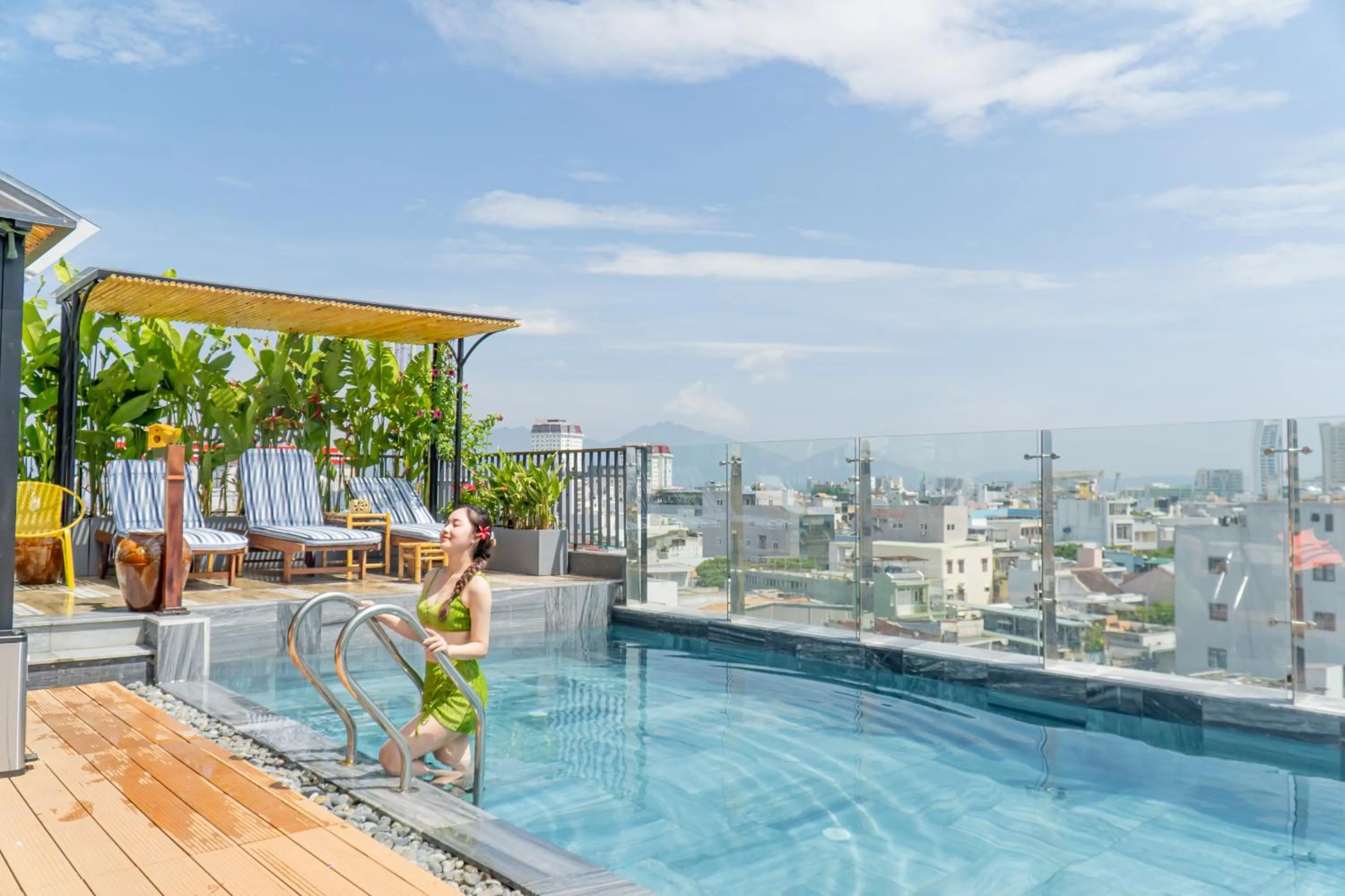 Swimming pool in Seahorse Signature Danang Hotel by Haviland