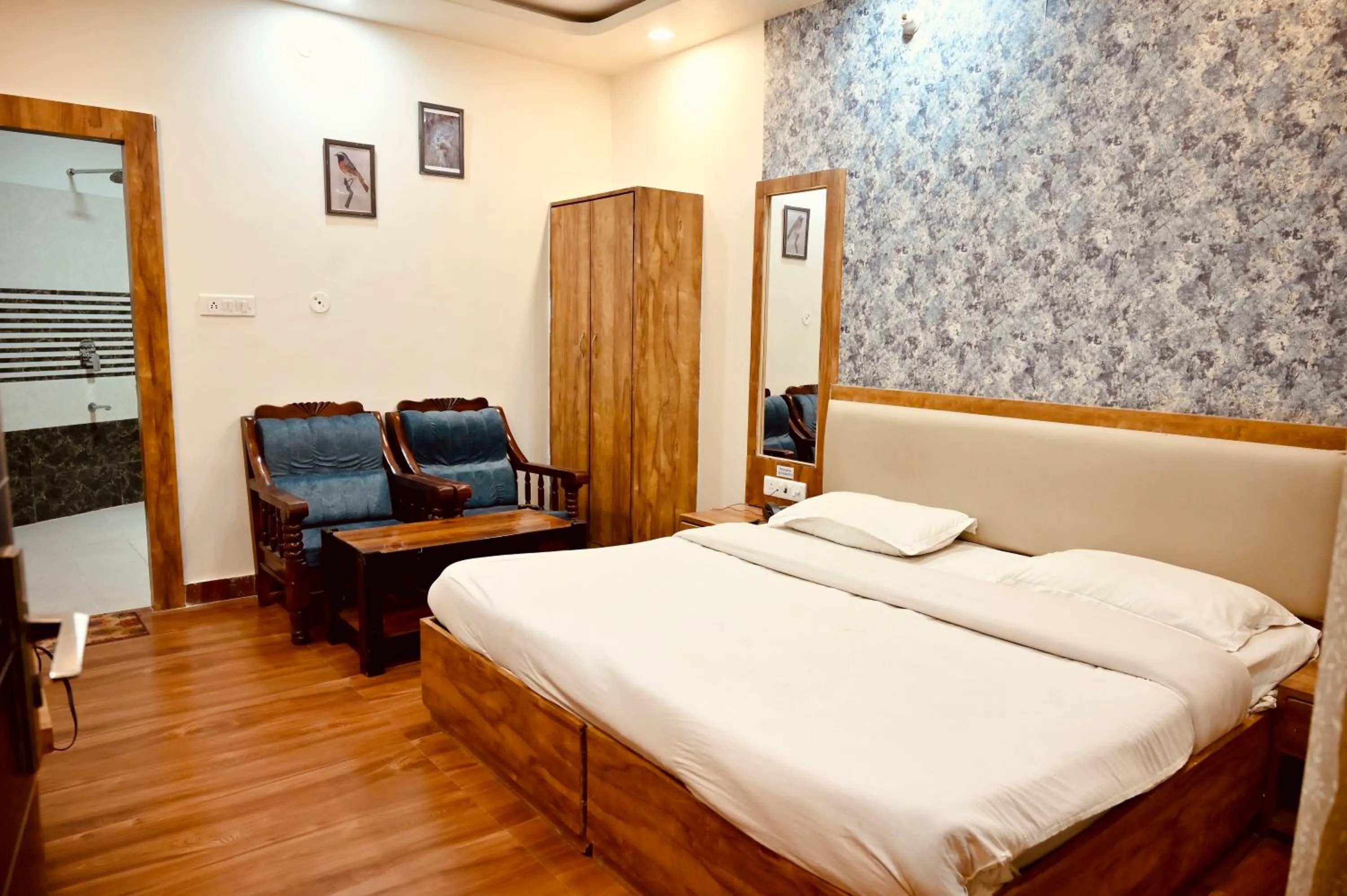 Bed in Hotel Vrindavan Palace