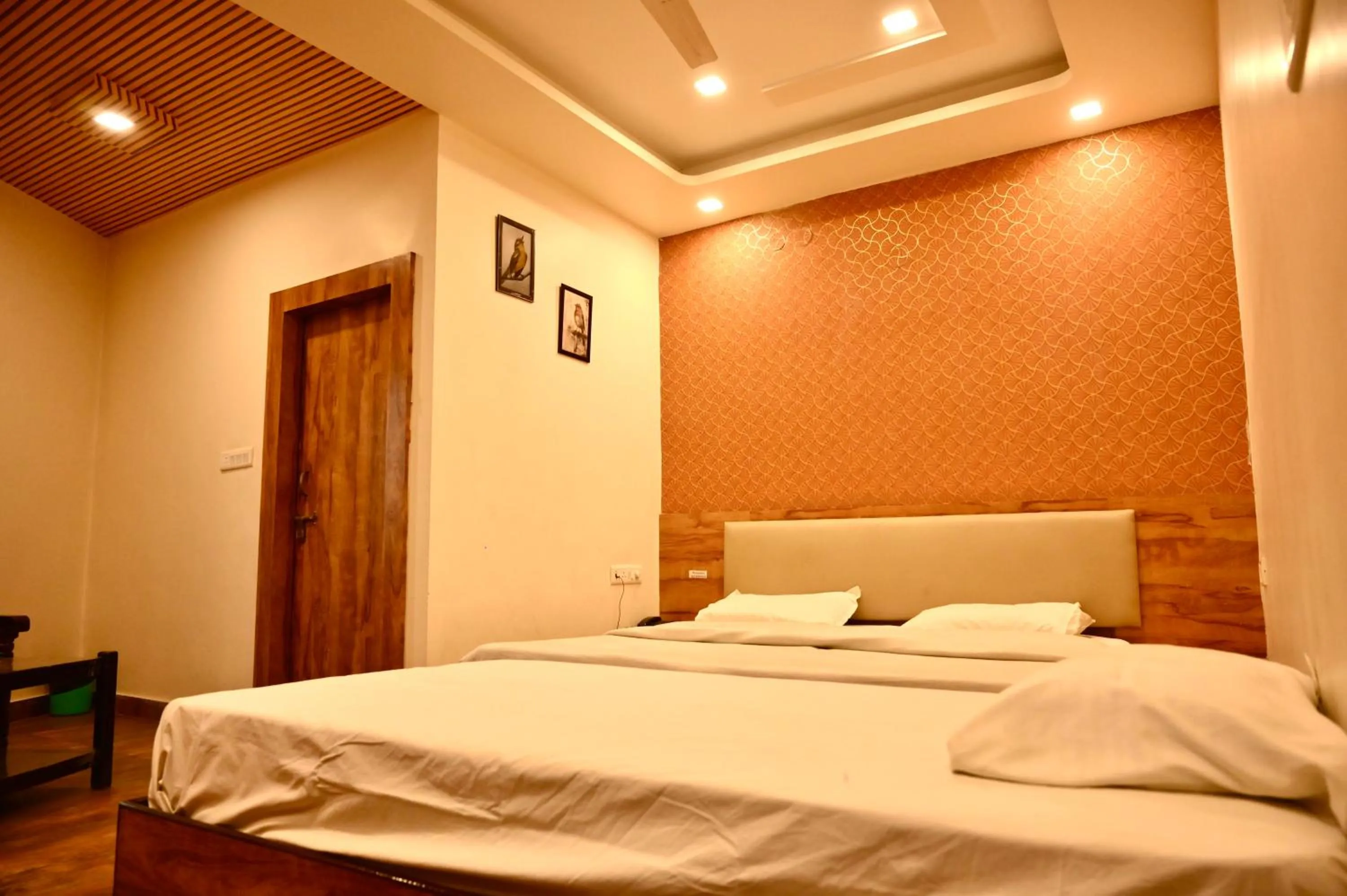 Bed in Hotel Vrindavan Palace