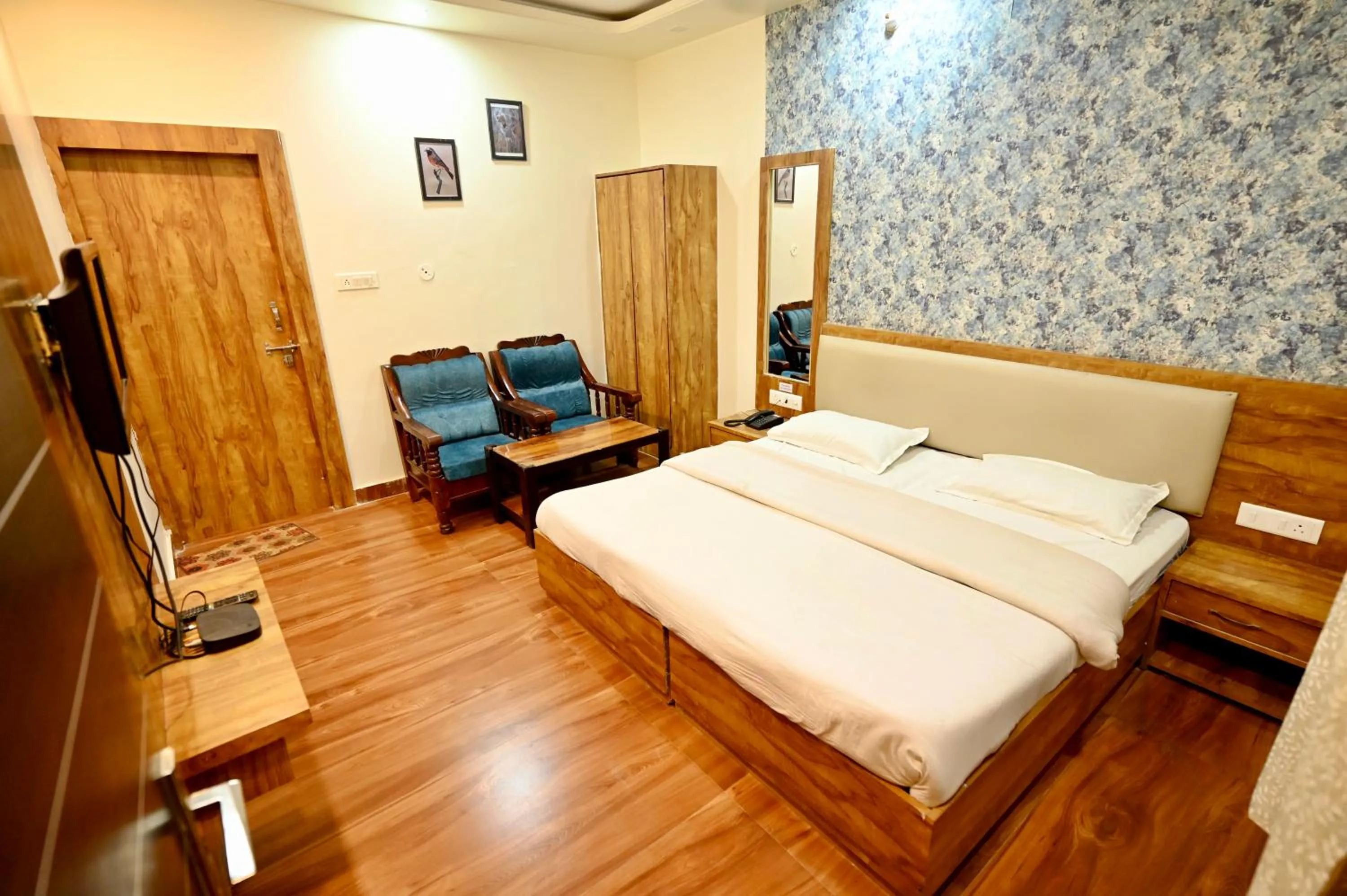 Bed in Hotel Vrindavan Palace