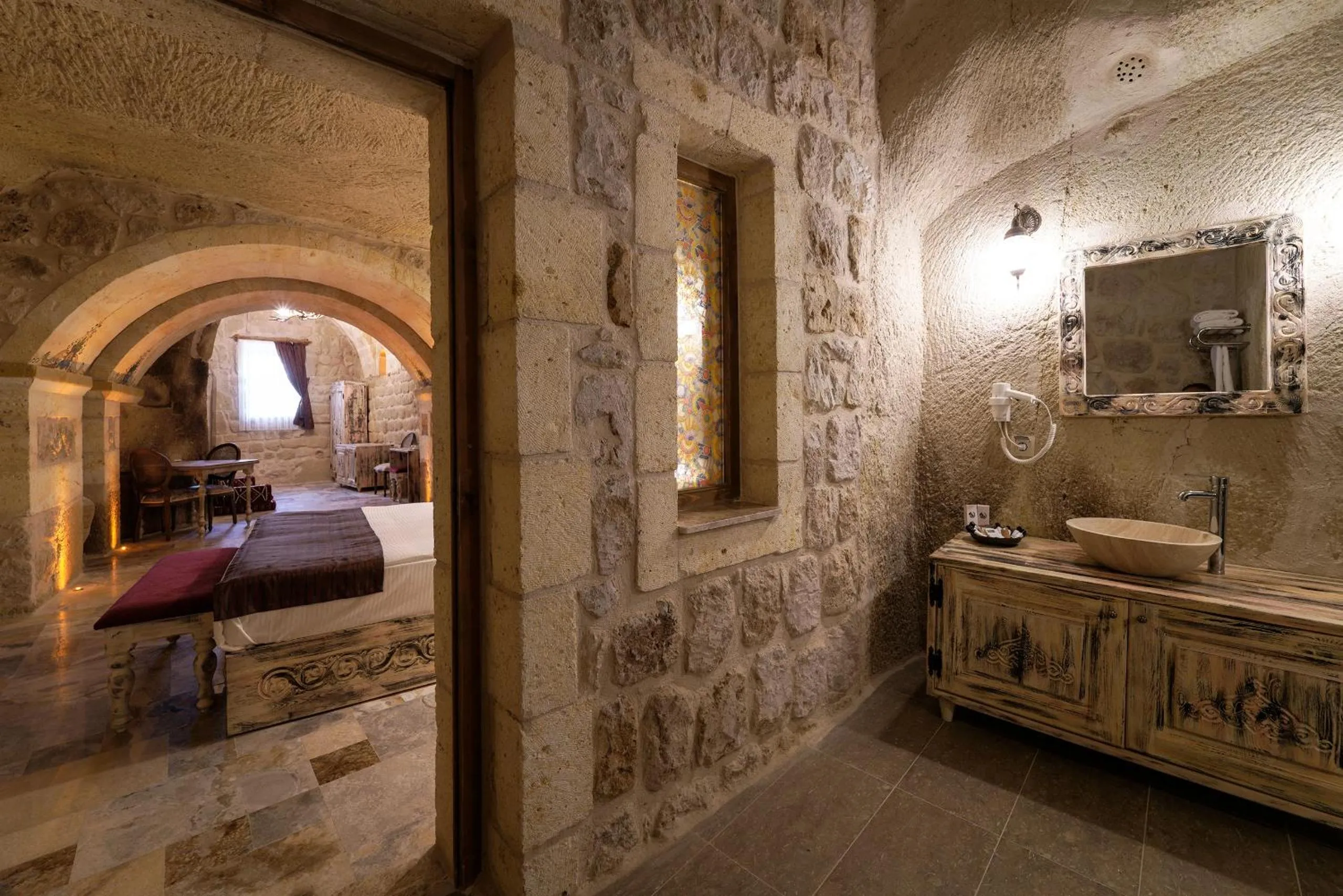 Bathroom in Doctor's Cave Cappadocia