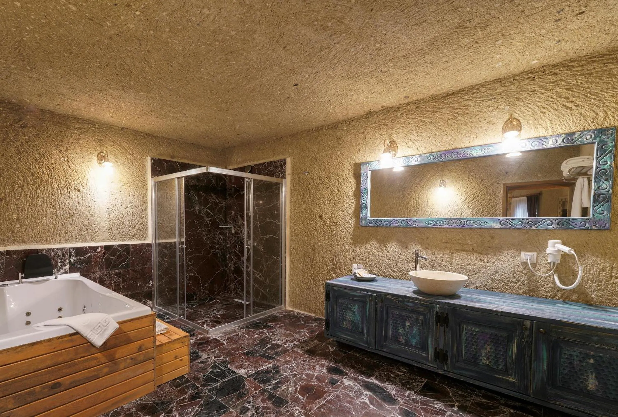 Shower in Doctor's Cave Cappadocia