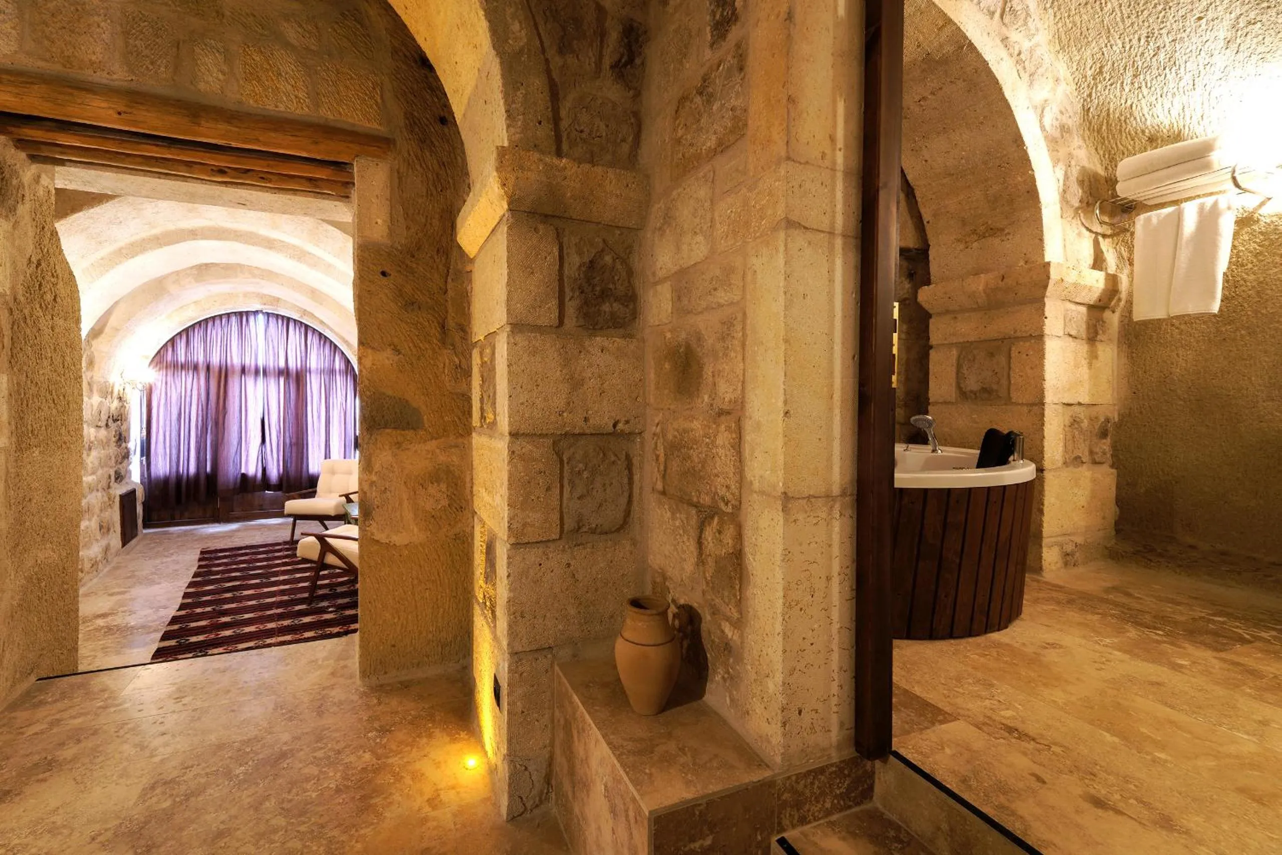 Bathroom in Doctor's Cave Cappadocia