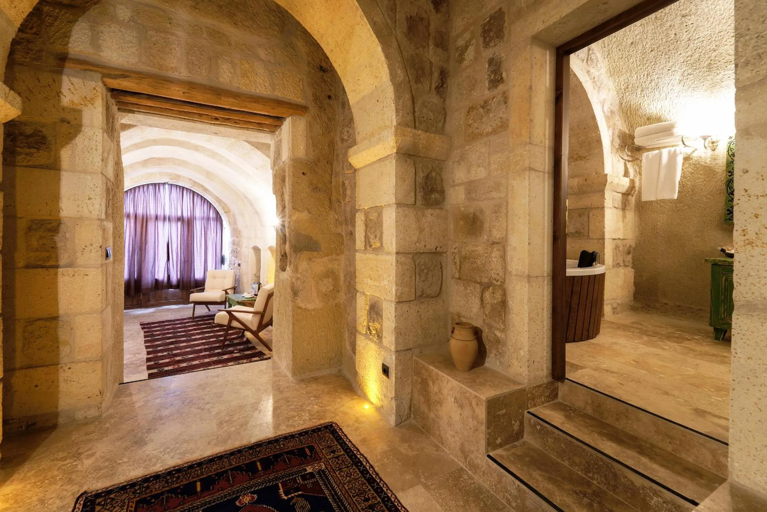 Bathroom in Doctor's Cave Cappadocia