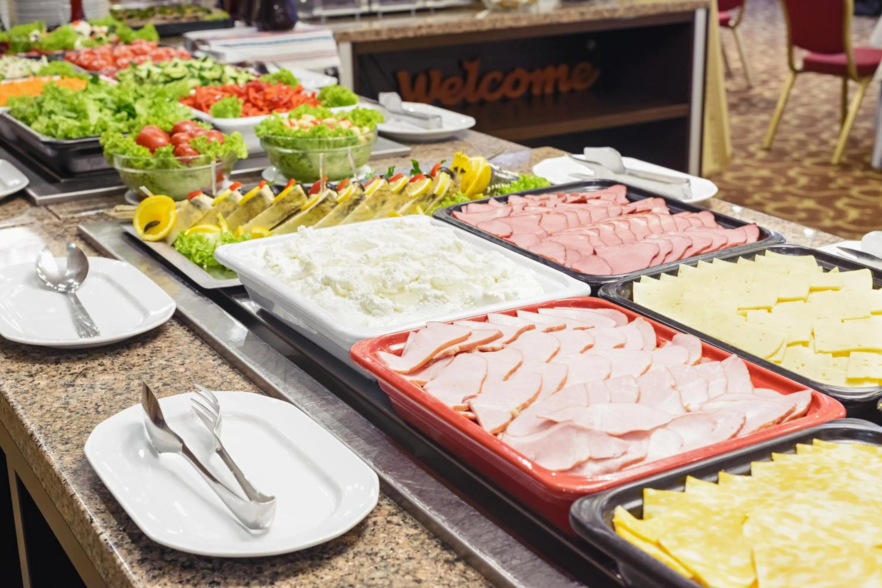 Breakfast in Premier Hotel Rus