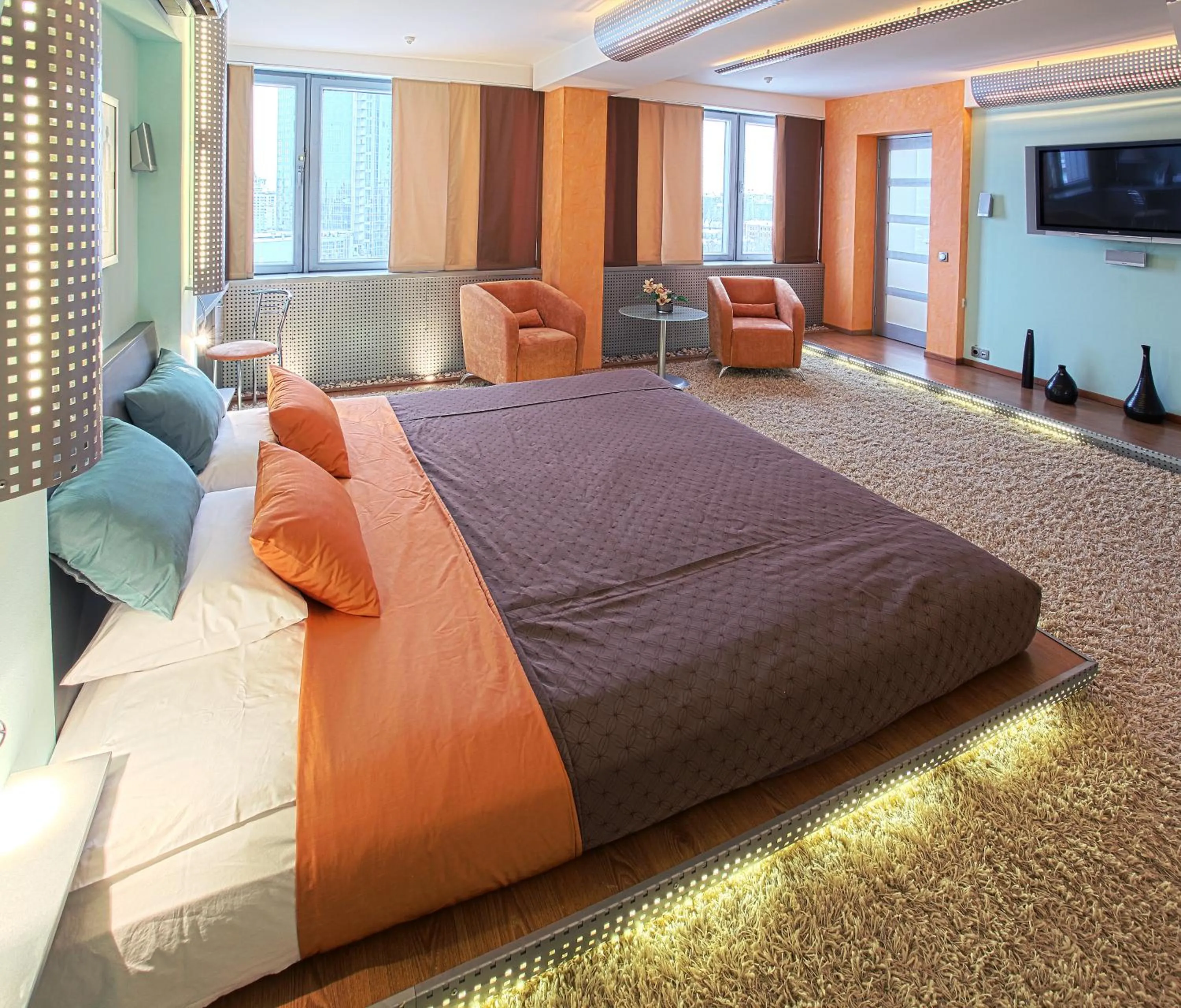 Bed in Premier Hotel Rus