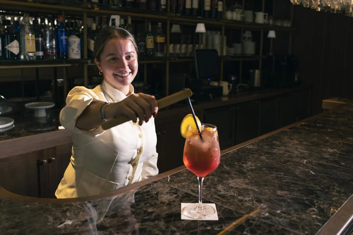 Lounge or bar in Legado Magdalena Hotel