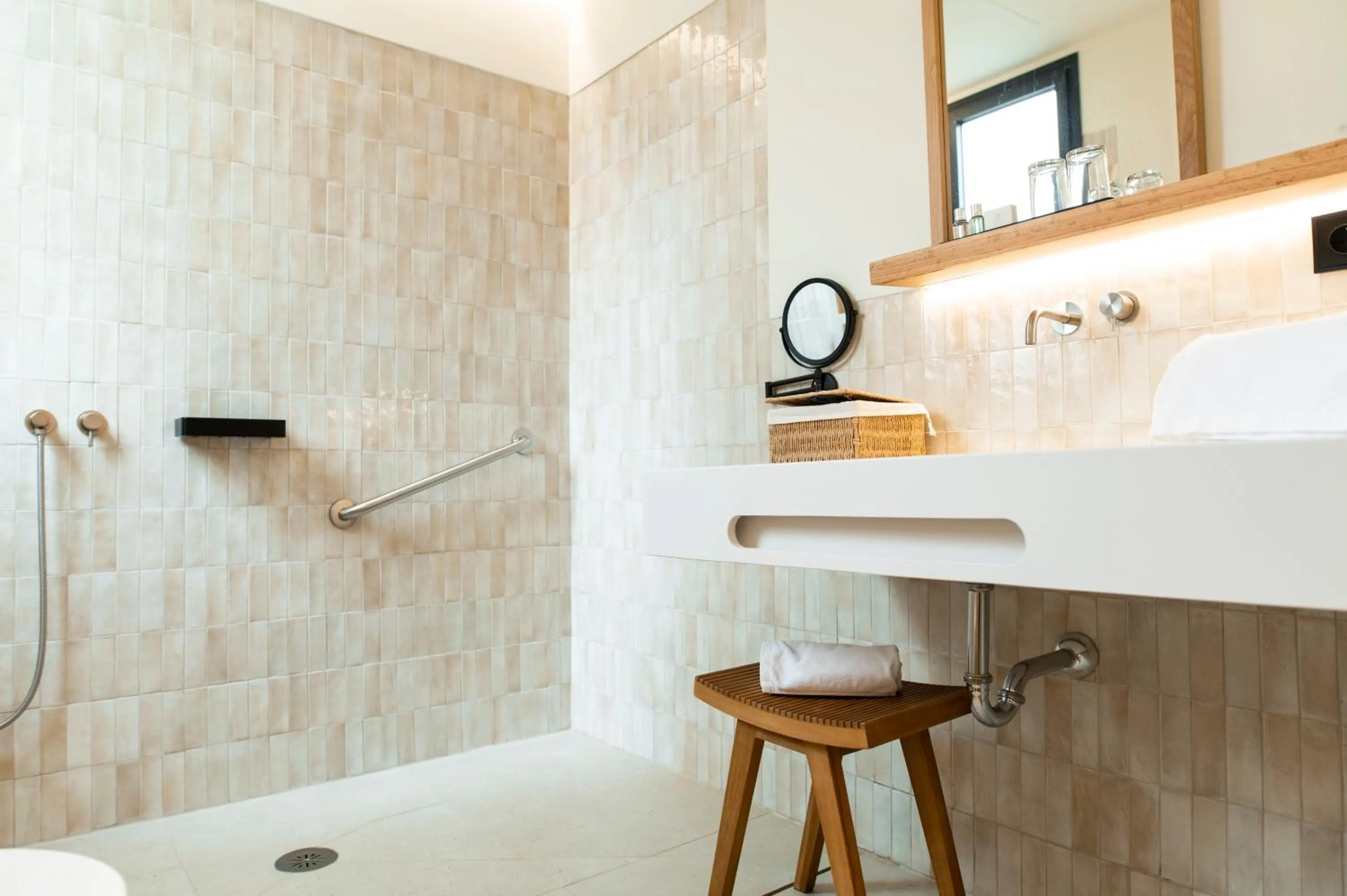 Shower in Legado Magdalena Hotel