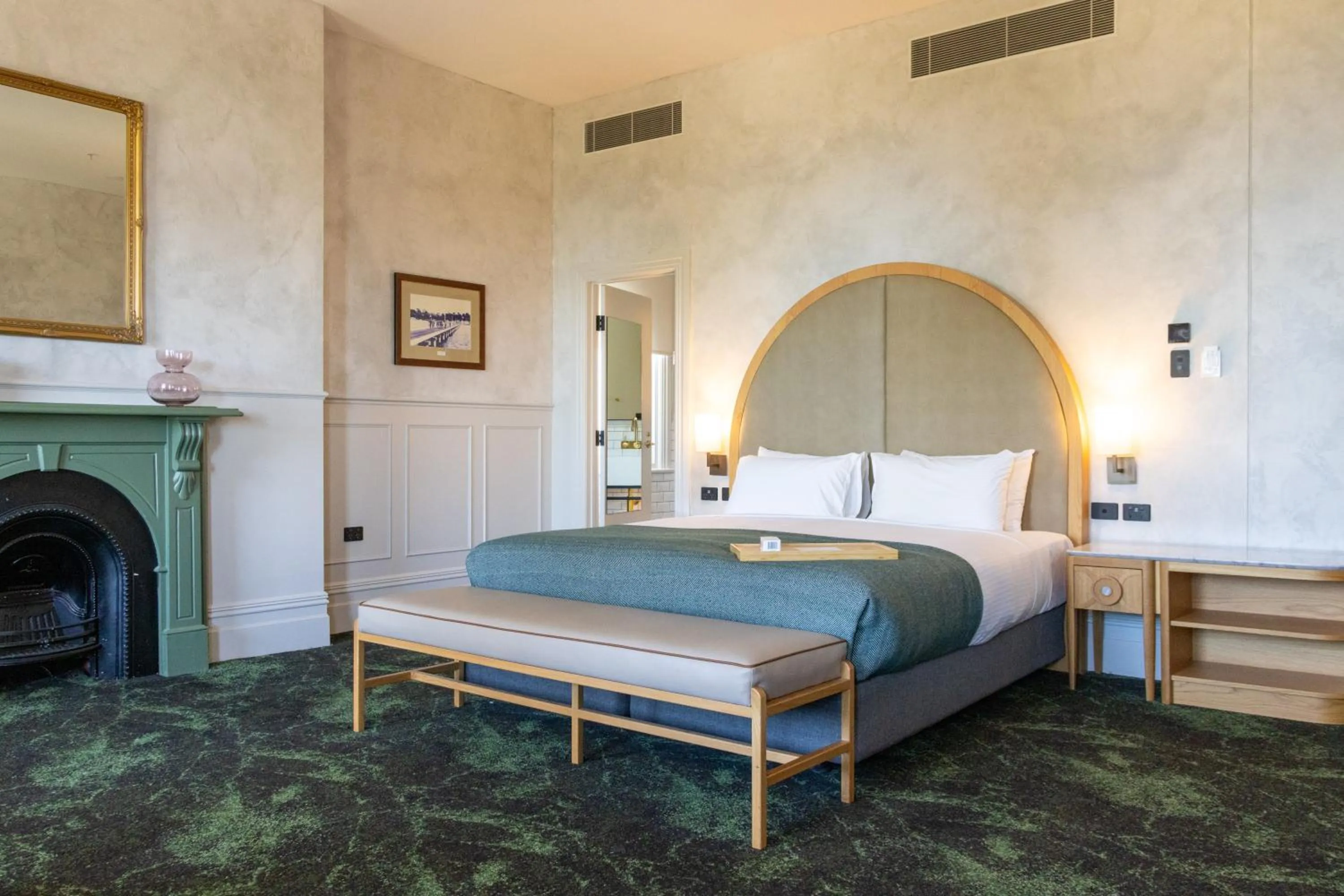 Bed in Portarlington Grand Hotel