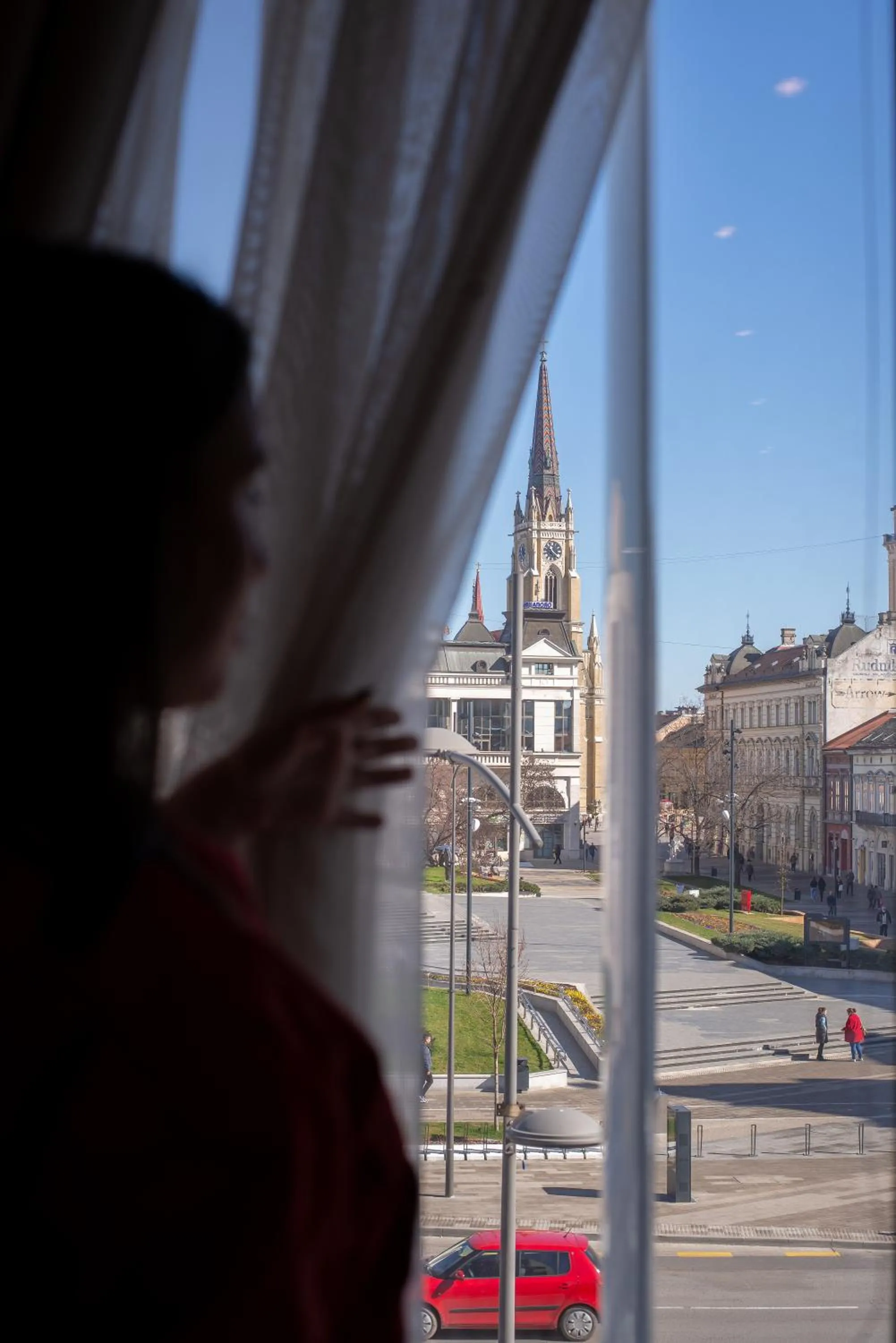 City view in Garni Hotel Centar
