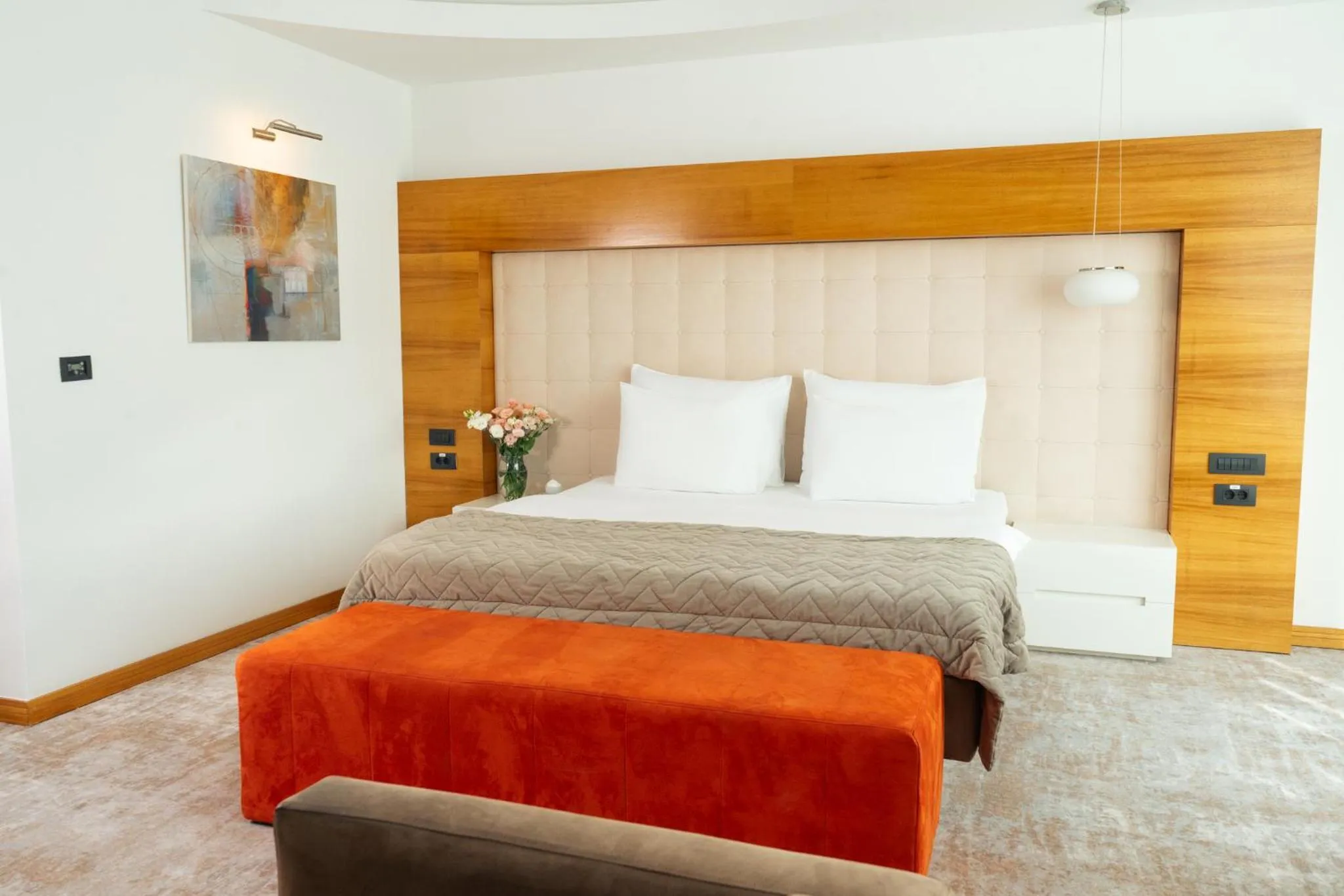 Bed in Garni Hotel Centar