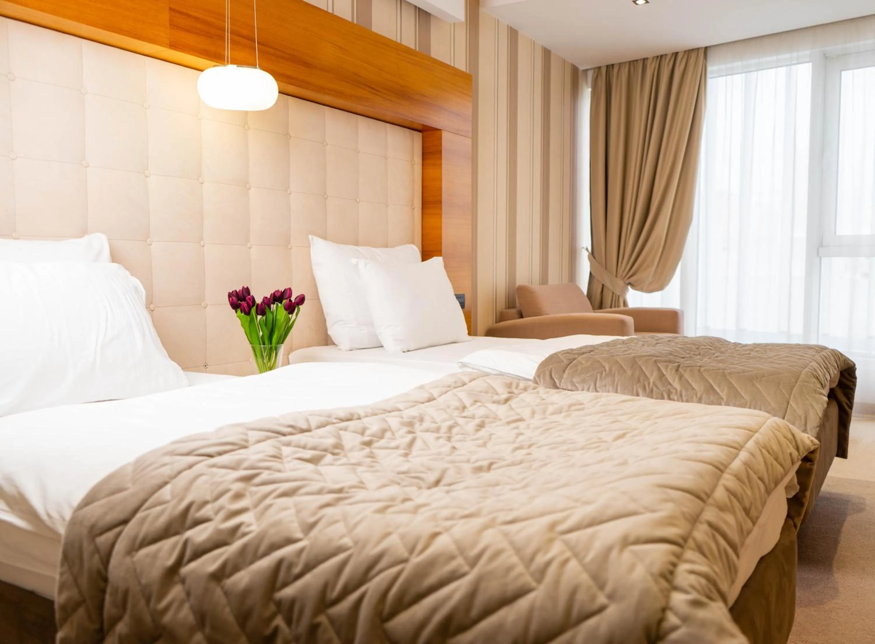 Bed in Garni Hotel Centar