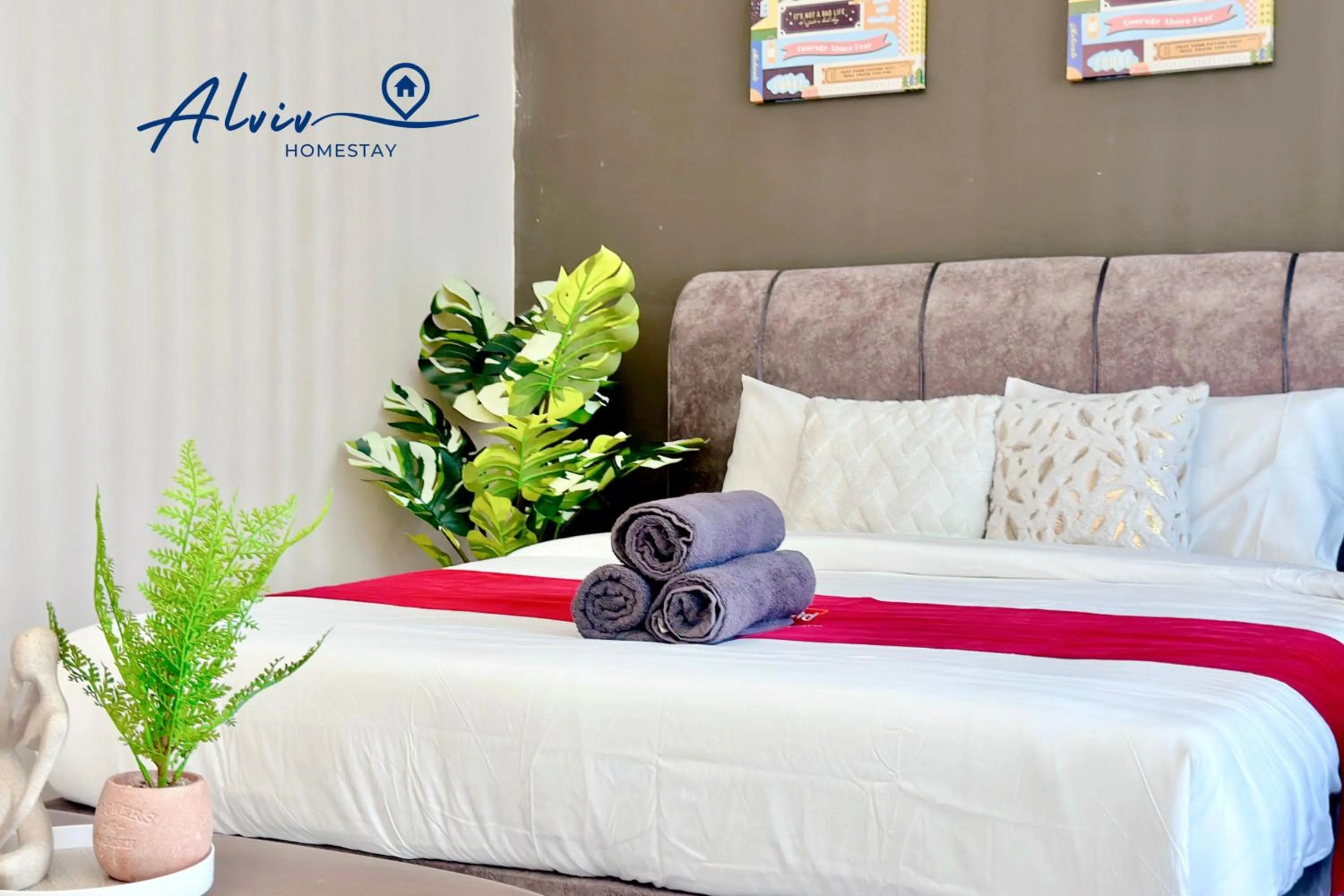 Bed in Alviv 99 Suites I Family Suite I 4-7 pax I 5minsMelakaCruise I JonkerSt