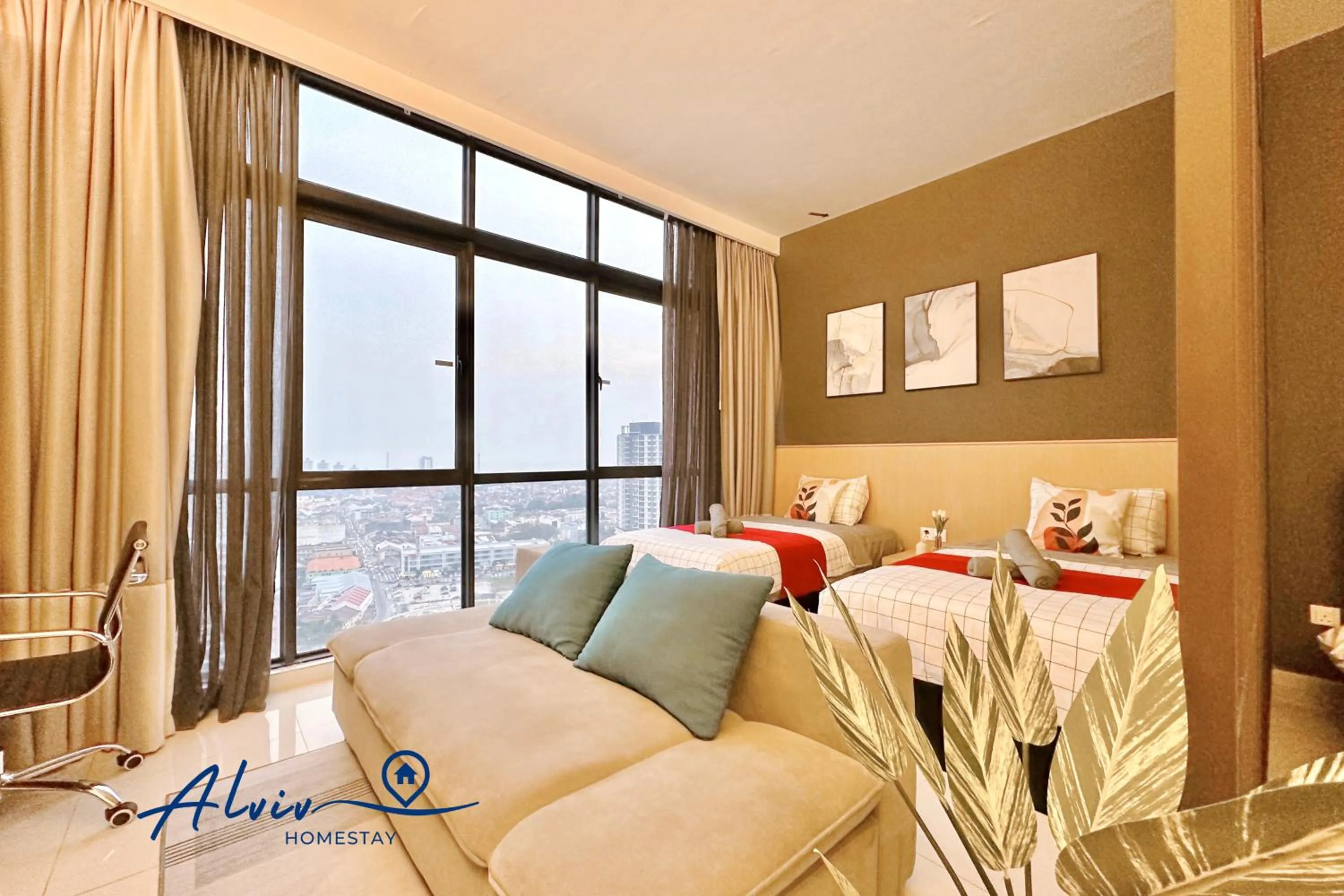 Bedroom in Alviv 99 Suites I Family Suite I 4-7 pax I 5minsMelakaCruise I JonkerSt