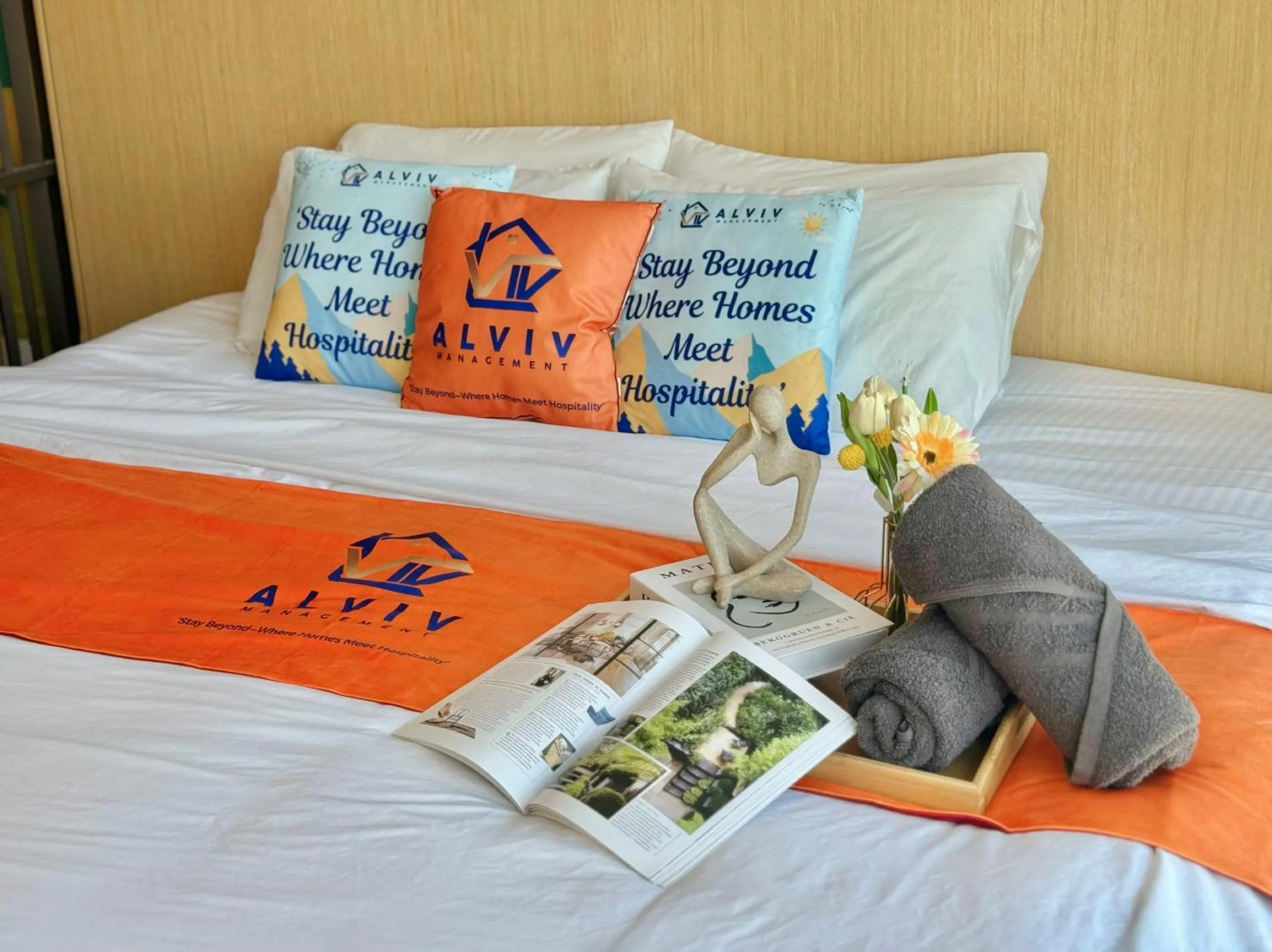 Bed in Alviv 99 Suites I Family Suite I 4-7 pax I 5minsMelakaCruise I JonkerSt