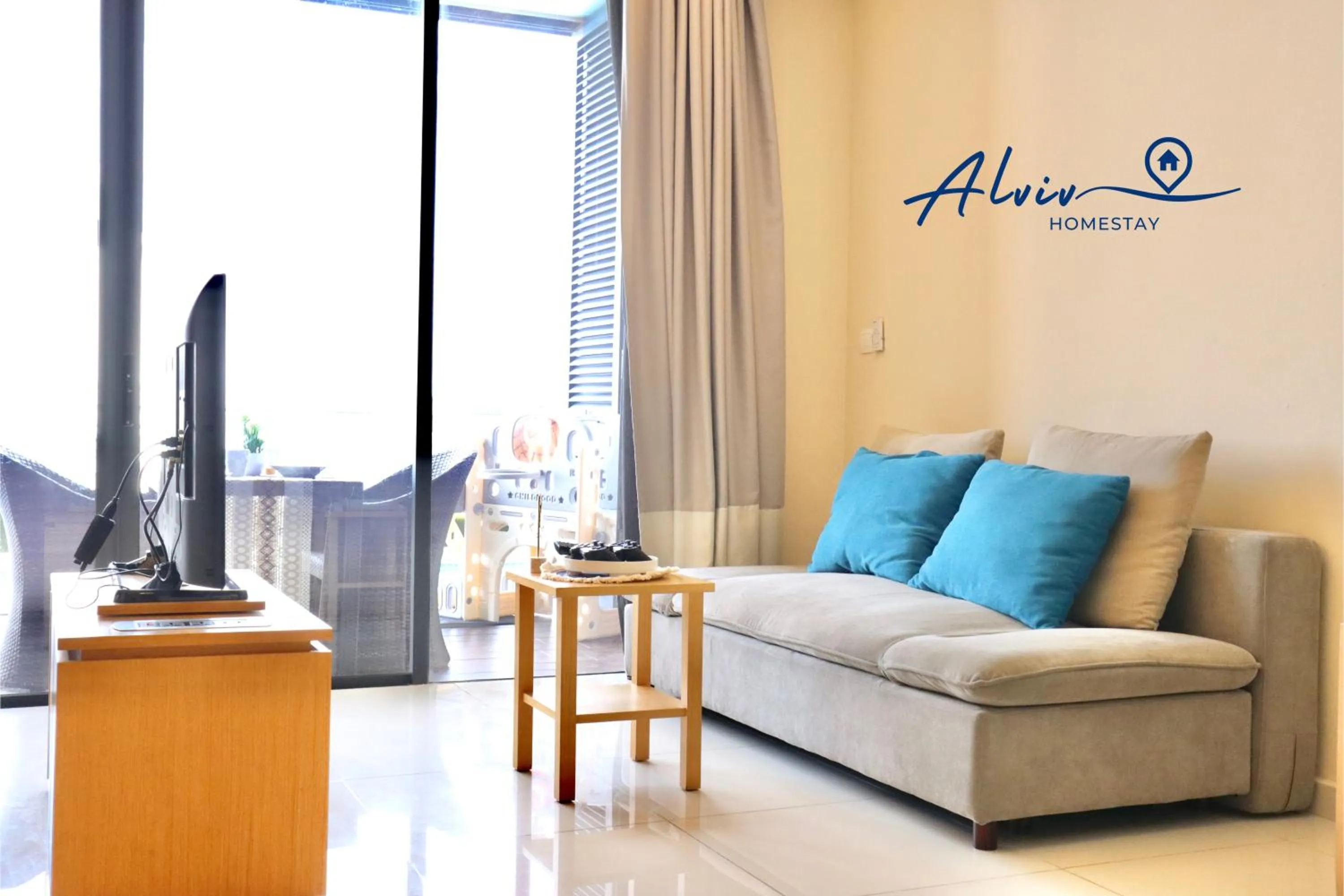 Living room in Alviv 99 Suites I Family Suite I 4-7 pax I 5minsMelakaCruise I JonkerSt