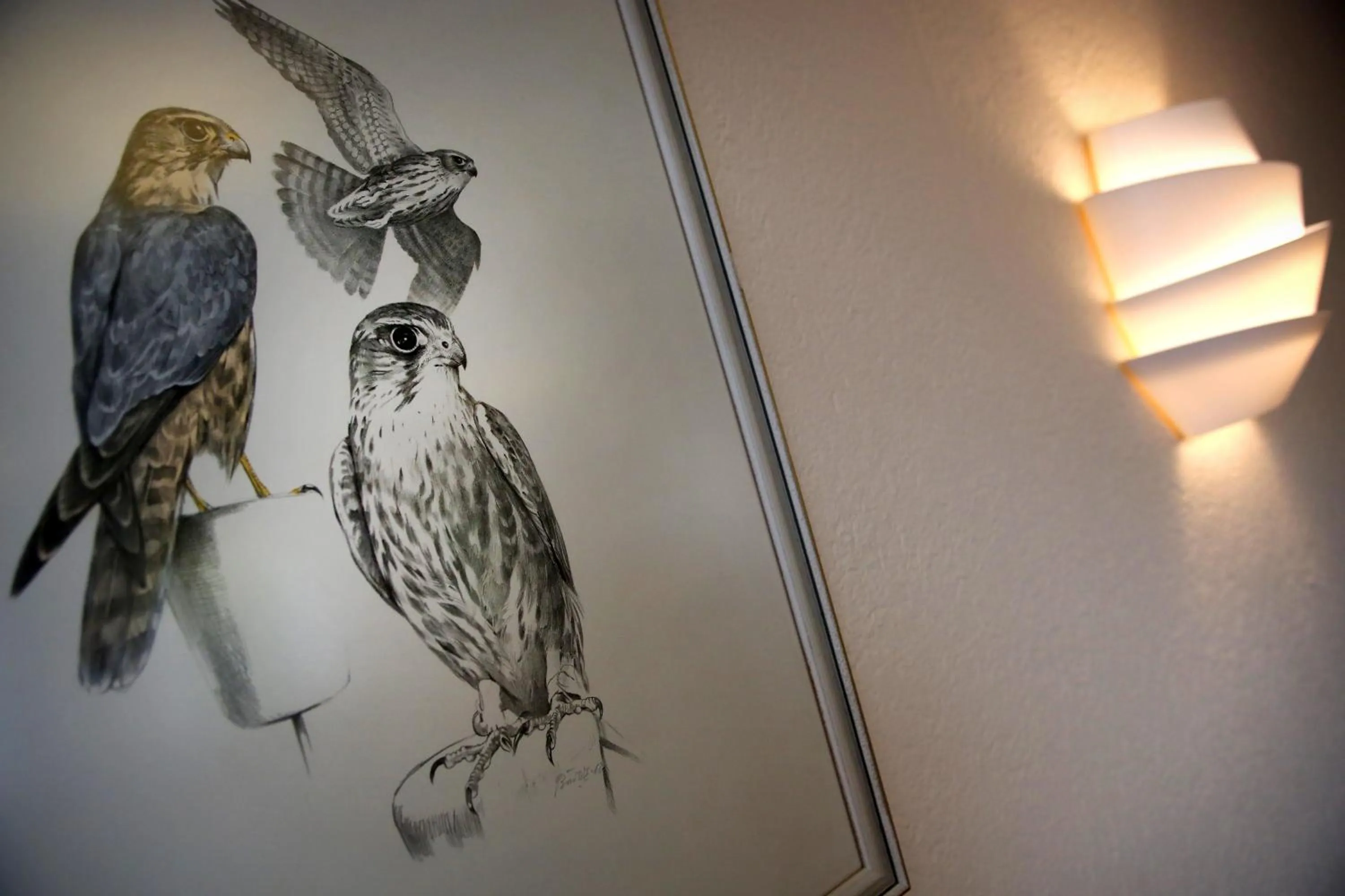 Decorative detail in Hotel Falknerei Galina