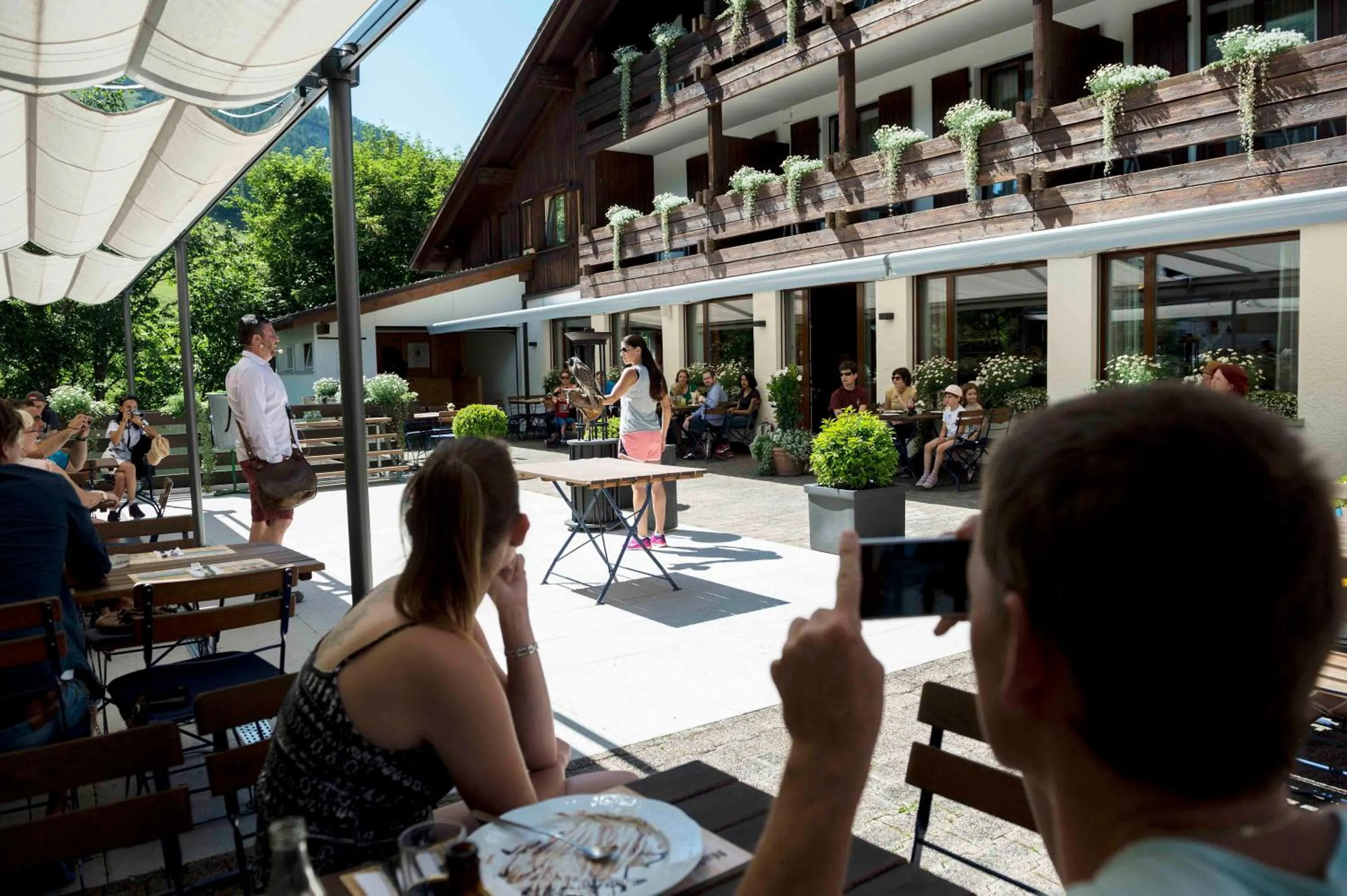 Balcony/Terrace in Hotel Falknerei Galina