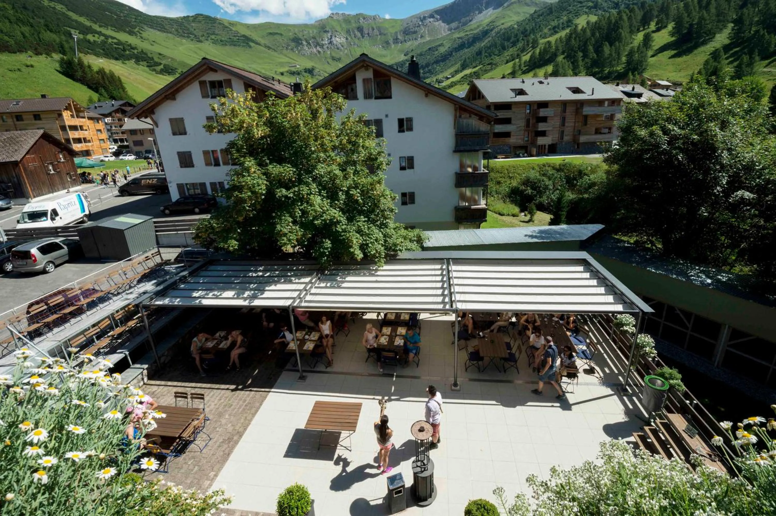 Balcony/Terrace in Hotel Falknerei Galina