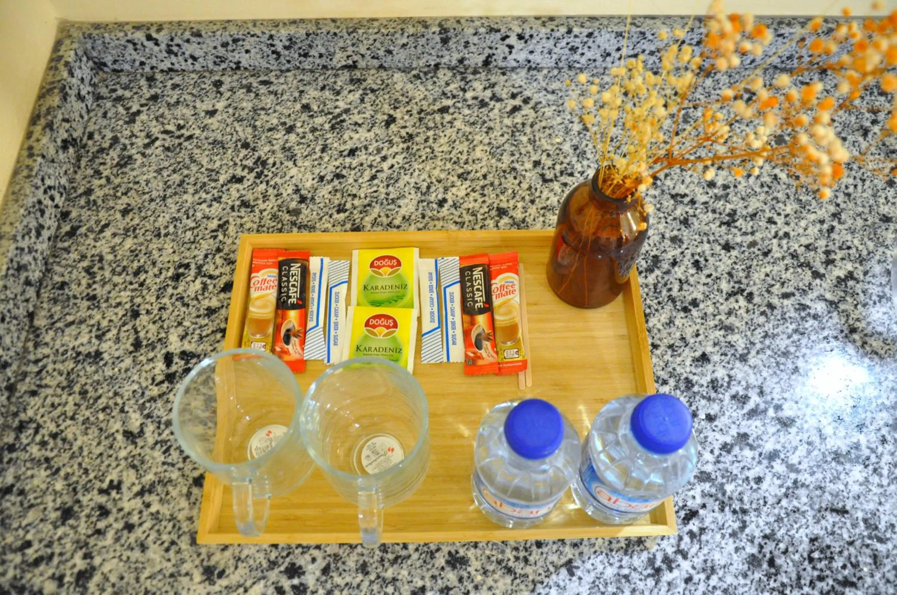 Coffee/tea facilities in Golden Door Hotel