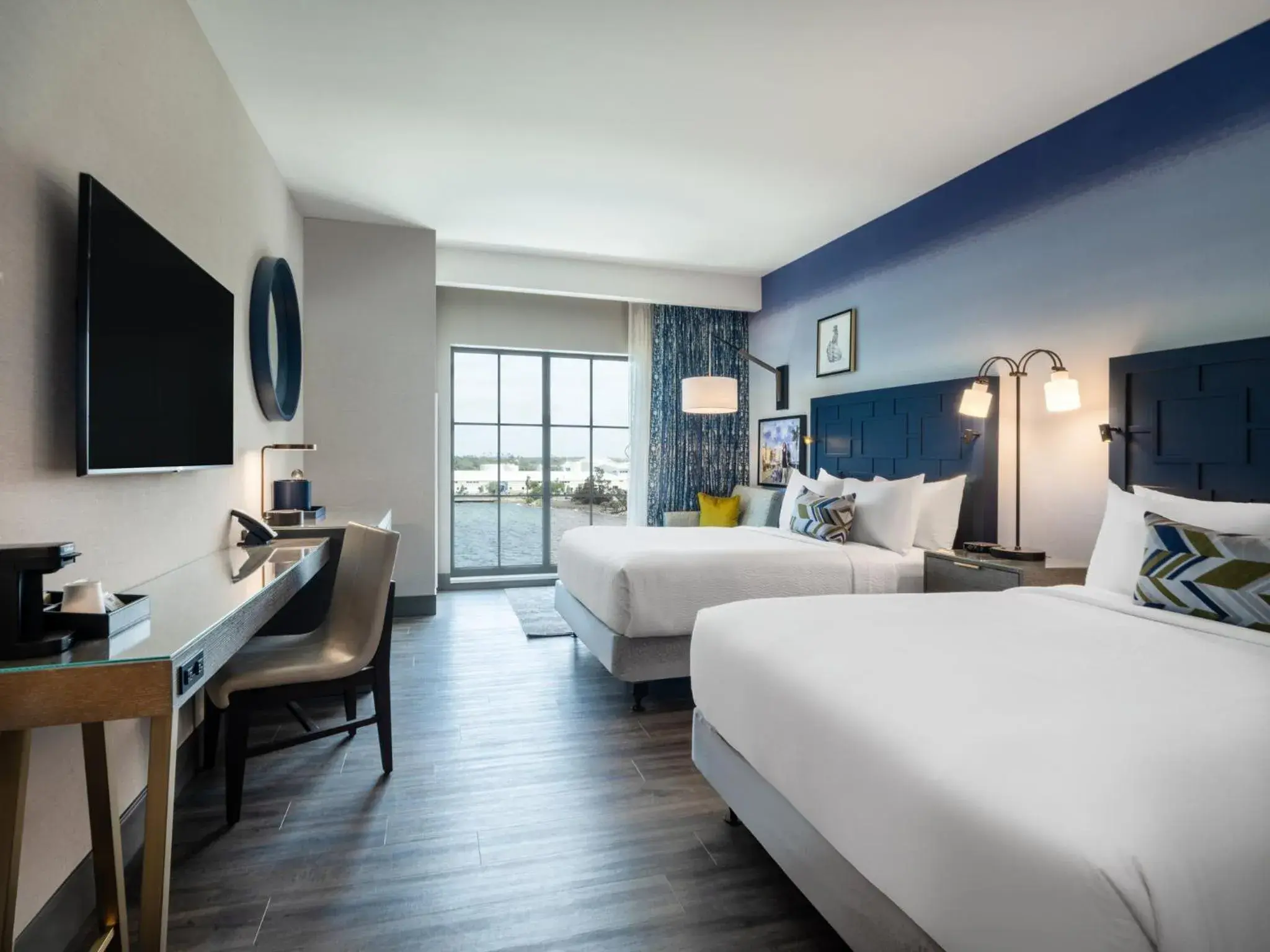 Queen Room with Two Queen Beds and Bay View in Hotel Indigo - Panama City Marina by IHG Queen Room with Two Queen Beds and Bay View in Hotel Indigo - Panama City Marina by IHG