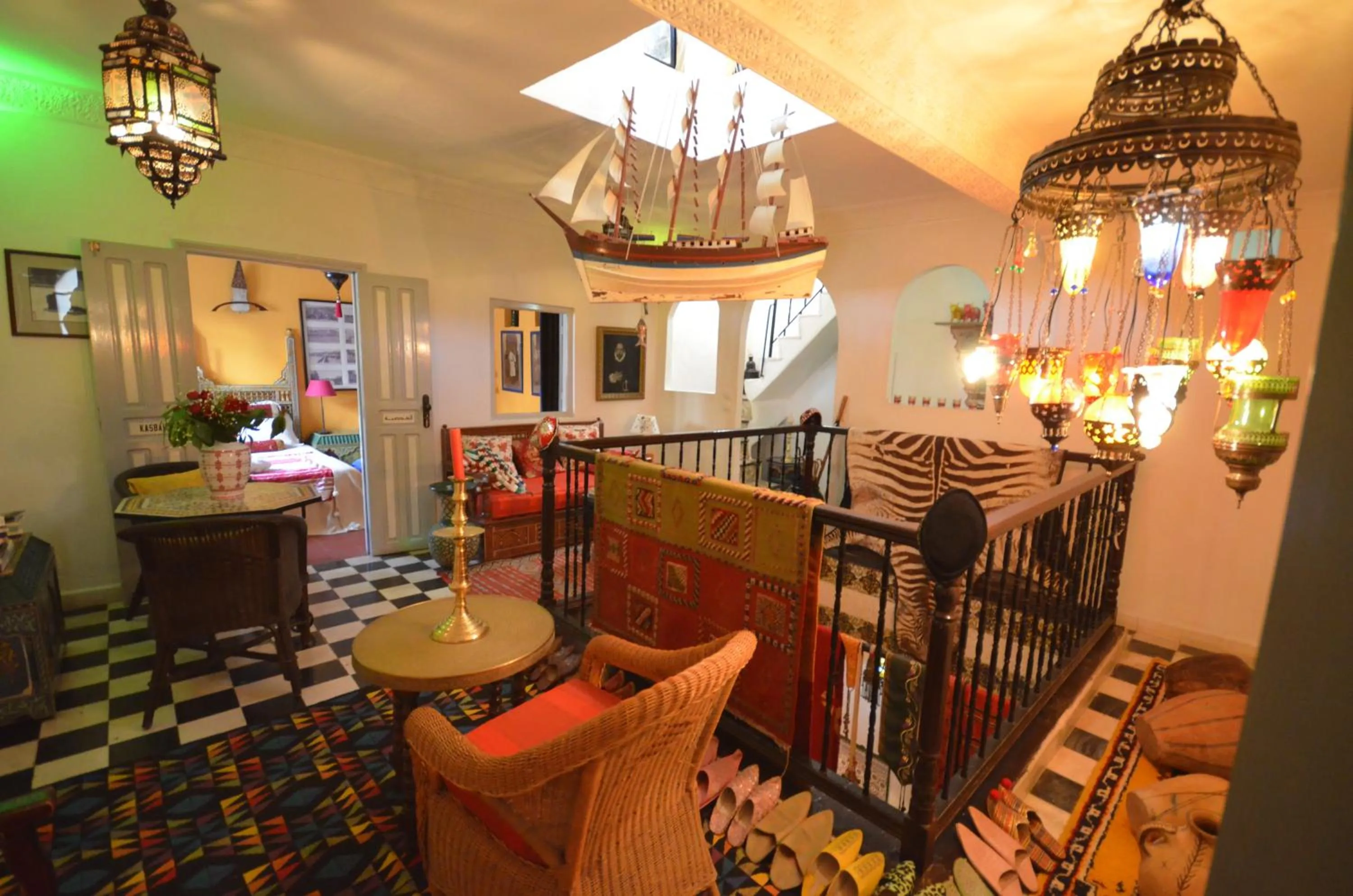 Lobby or reception in Dar Sultan