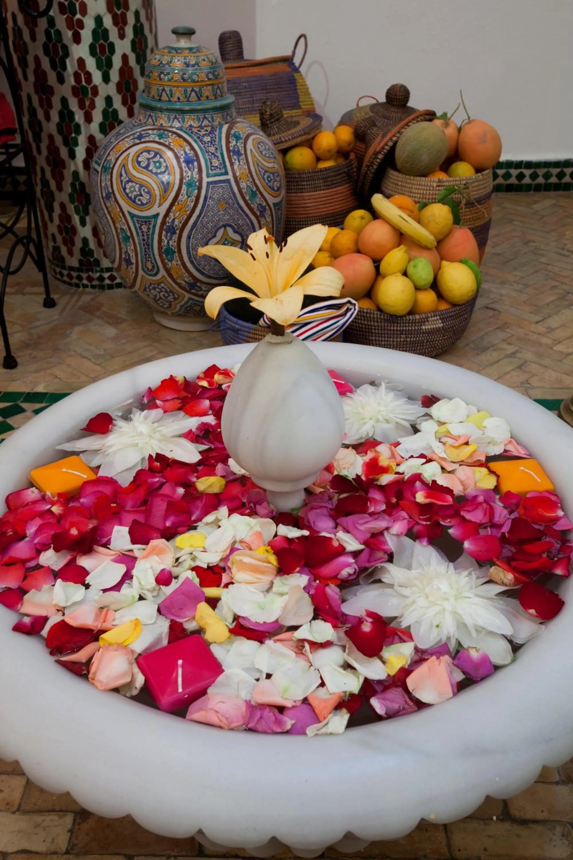 Decorative detail in Dar Sultan