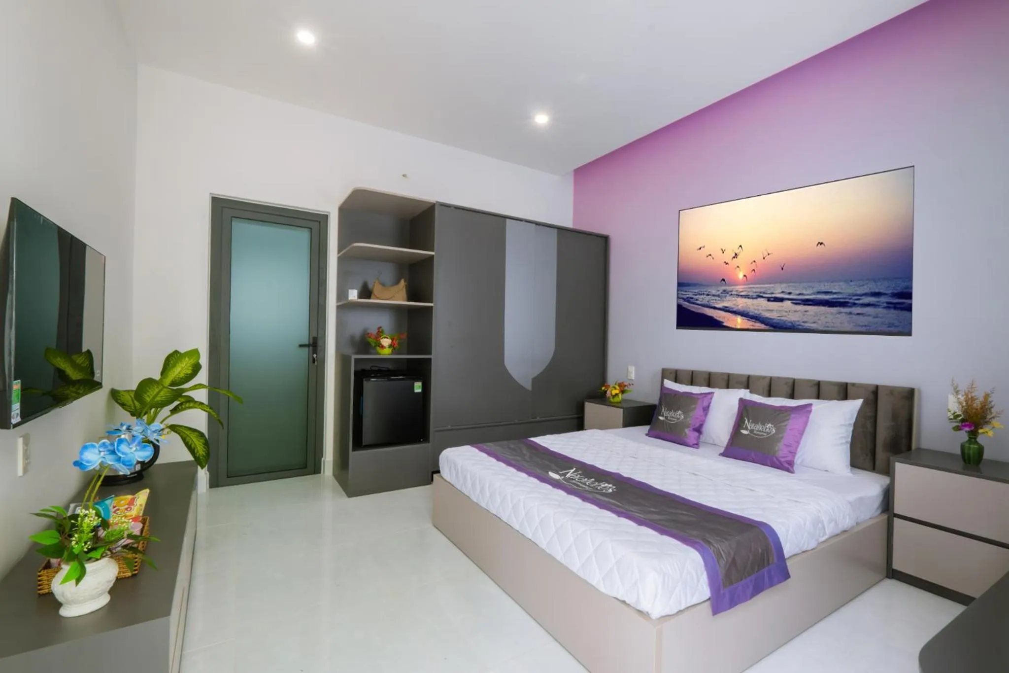 Bed in NatalieLe's Homestay