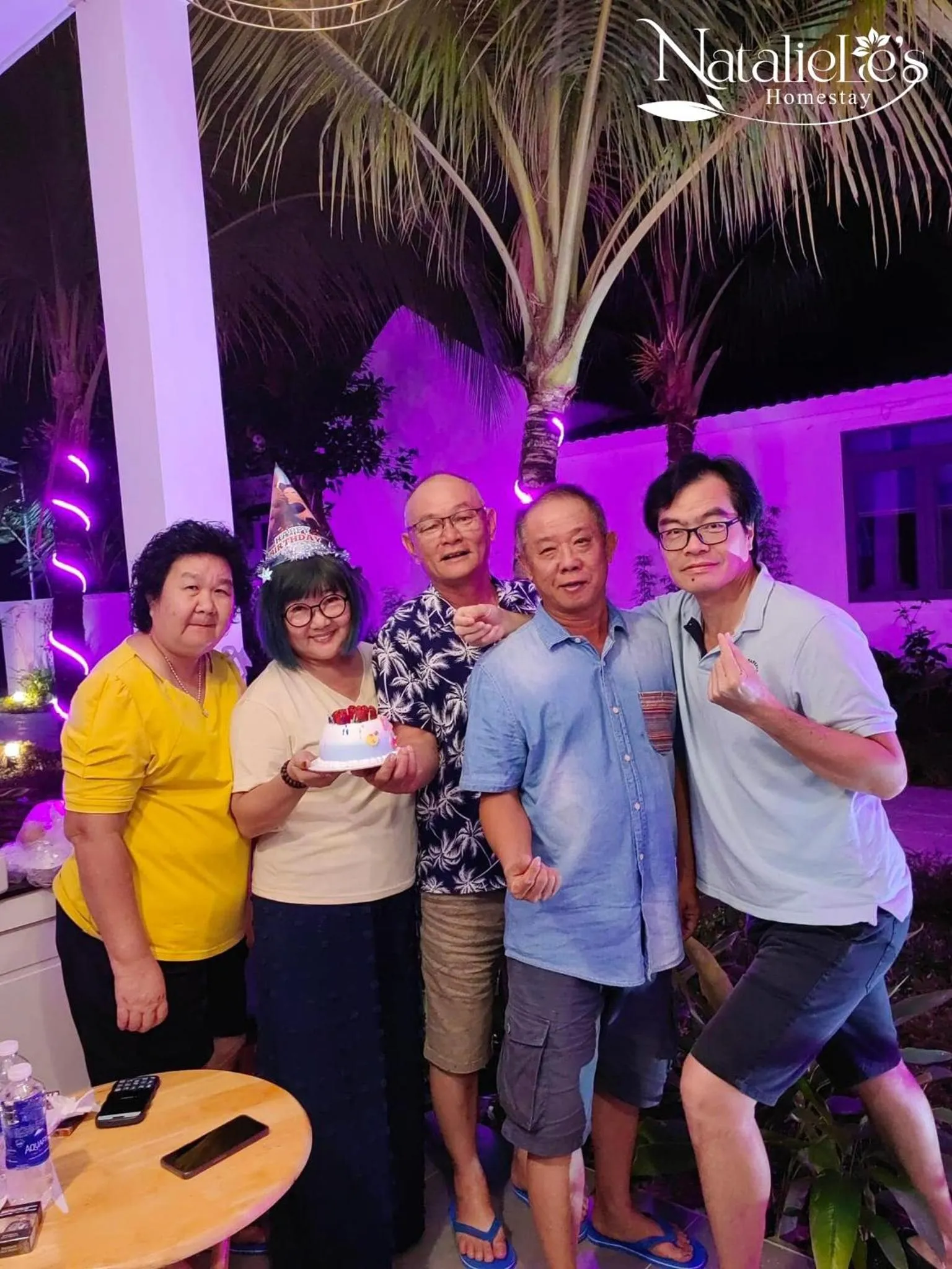 group of guests in NatalieLe's Homestay