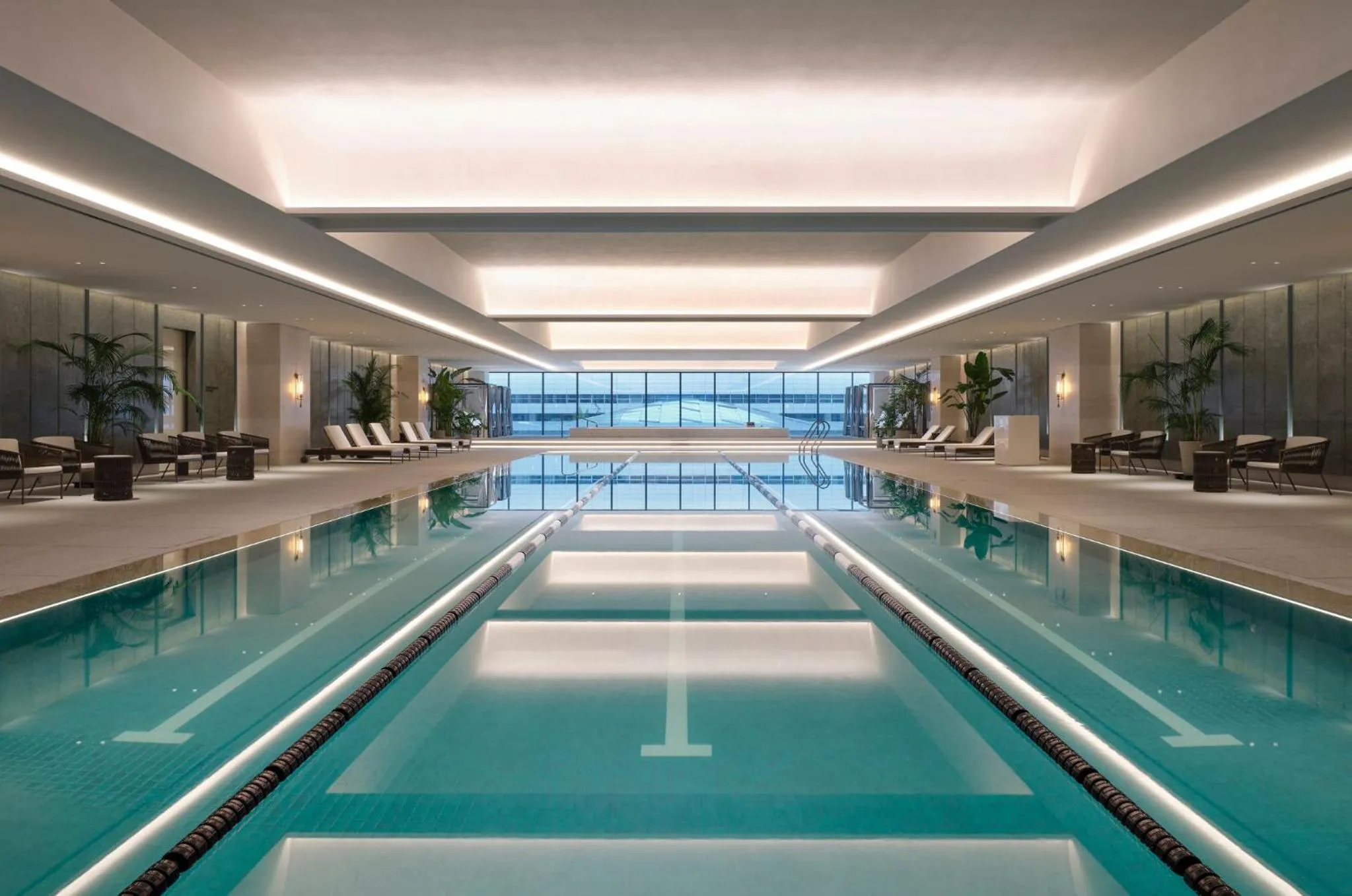Swimming pool in Grand InterContinental Seoul Parnas by IHG