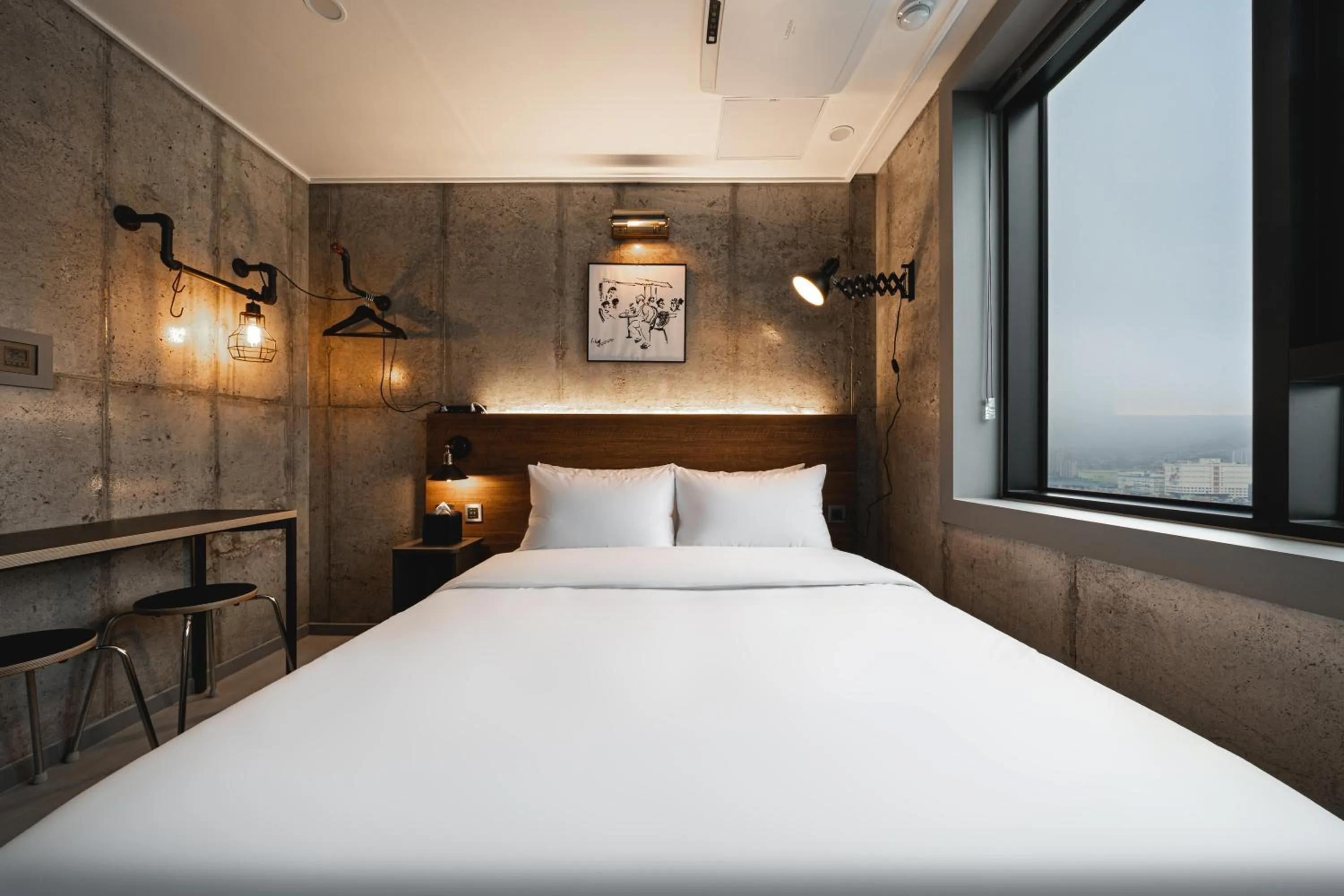 Bed in Urbanstay Boutique Nampo BIFF