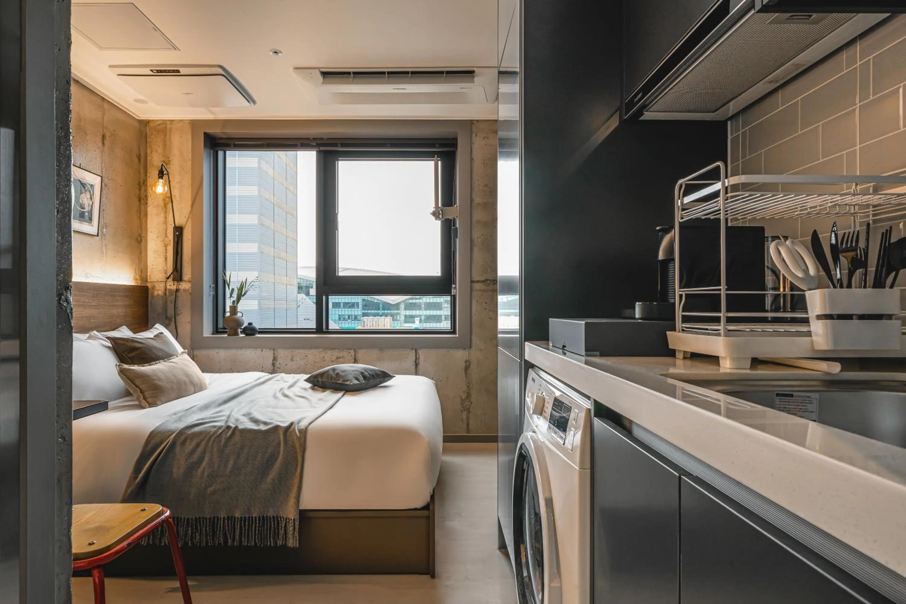 Bedroom, Bed in Urbanstay Boutique Nampo BIFF