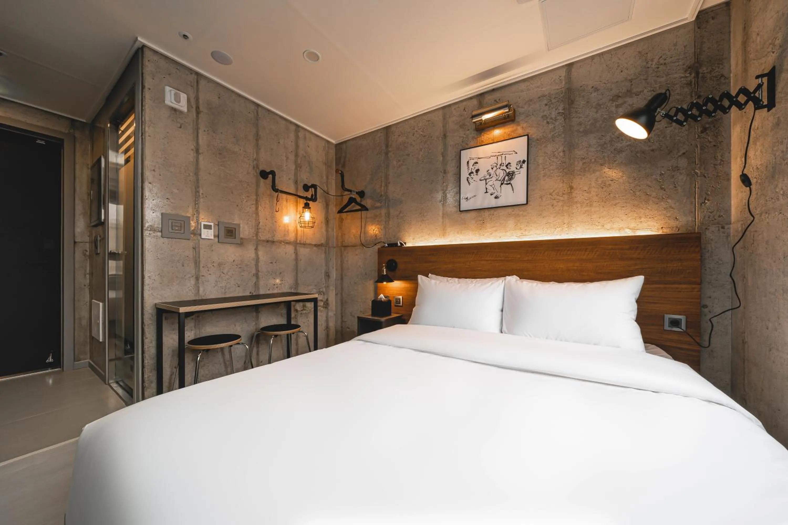 Bed in Urbanstay Boutique Nampo BIFF