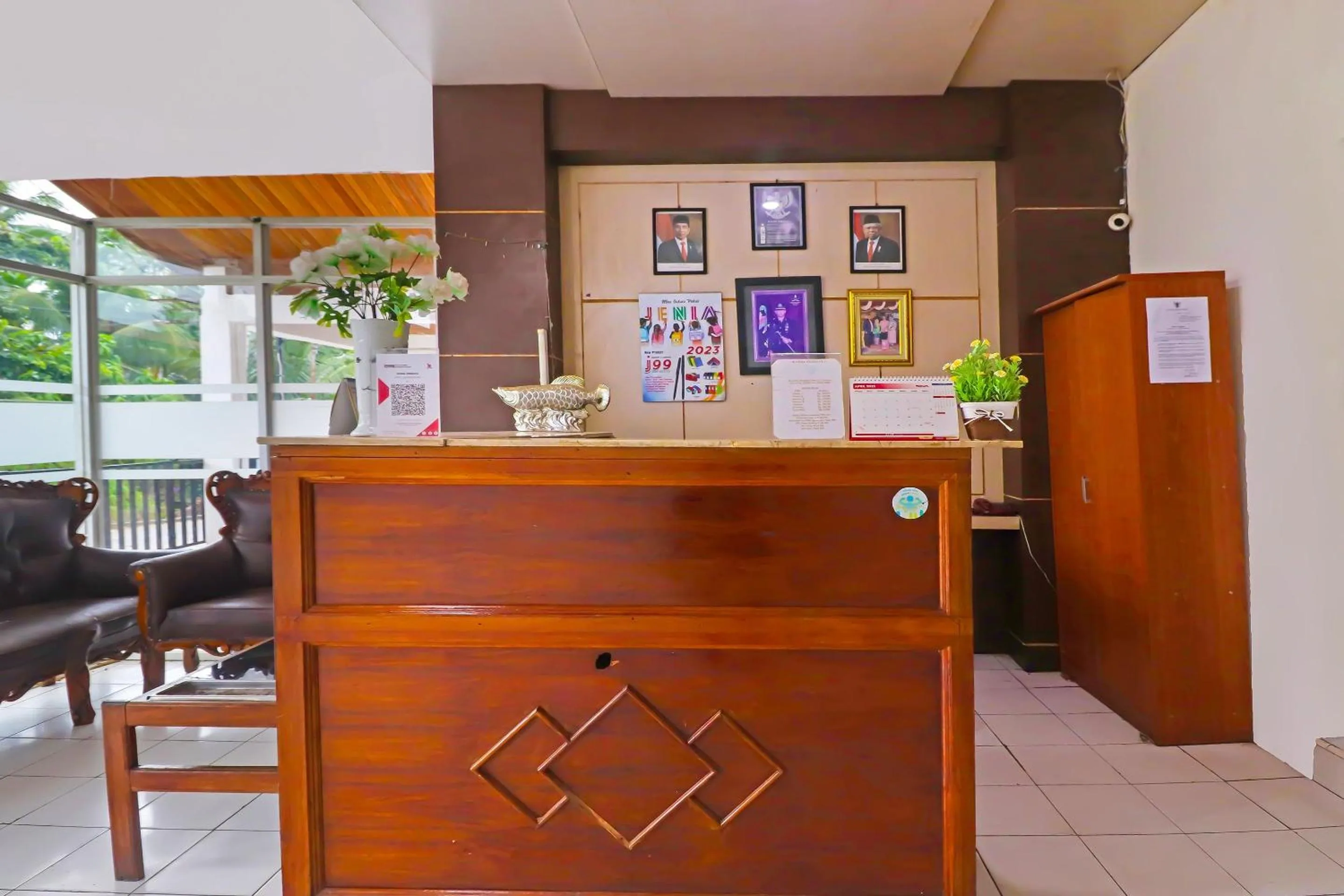 Lobby or reception in Hotel O Wisma Permata Syariah