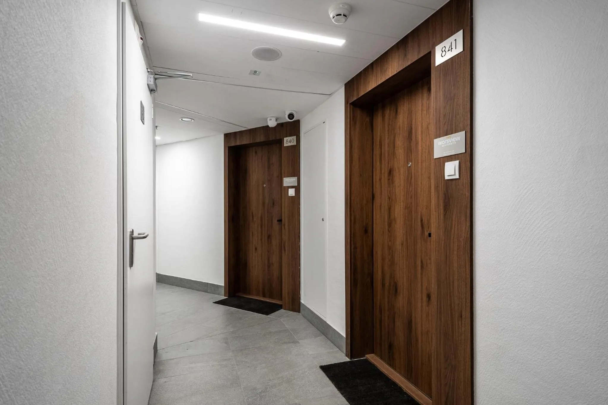 Facade/entrance in Warsview Apartments