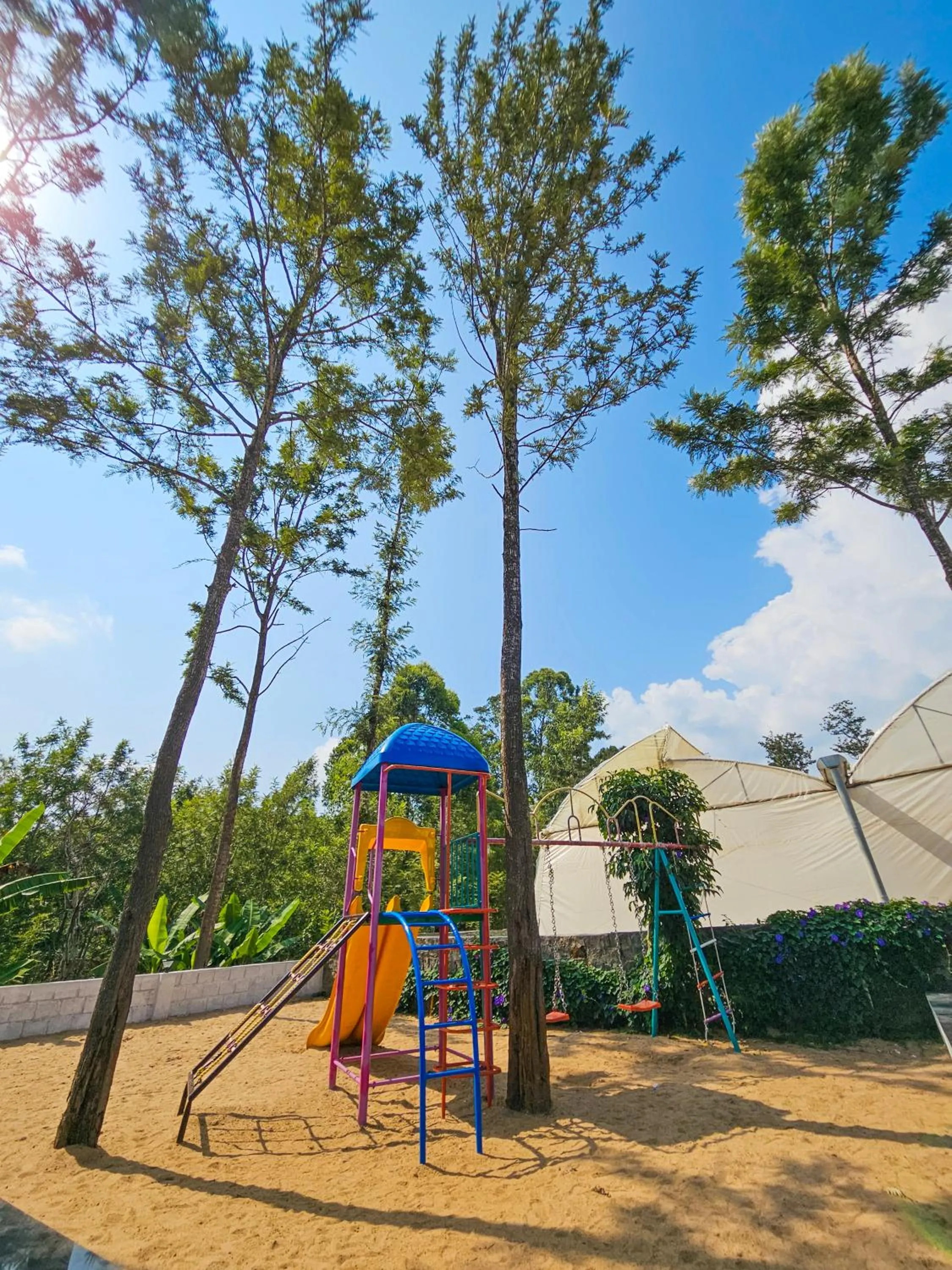 Children play ground in Le Yercaud