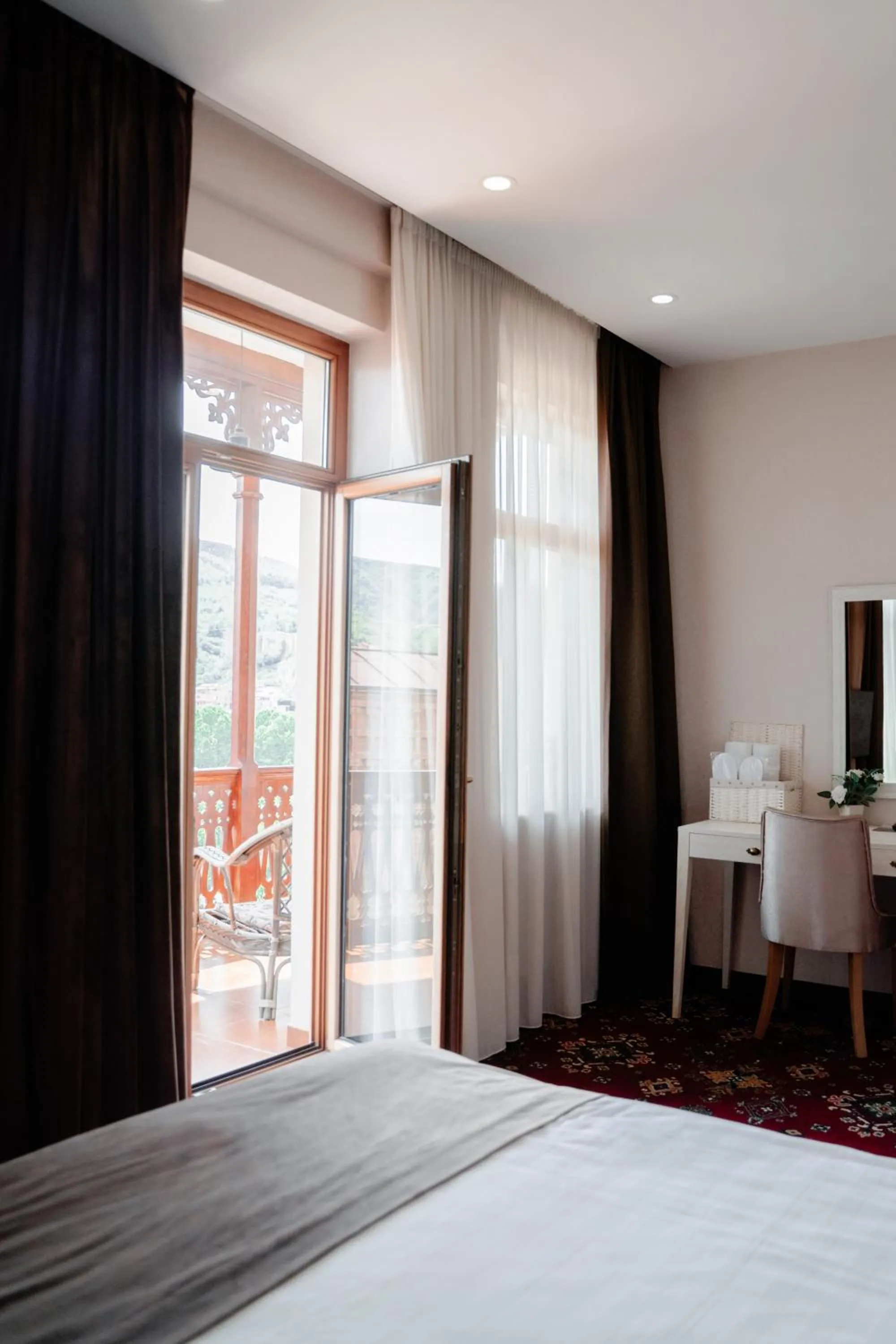 Bed in Sota Metekhi Hotel Tbilisi