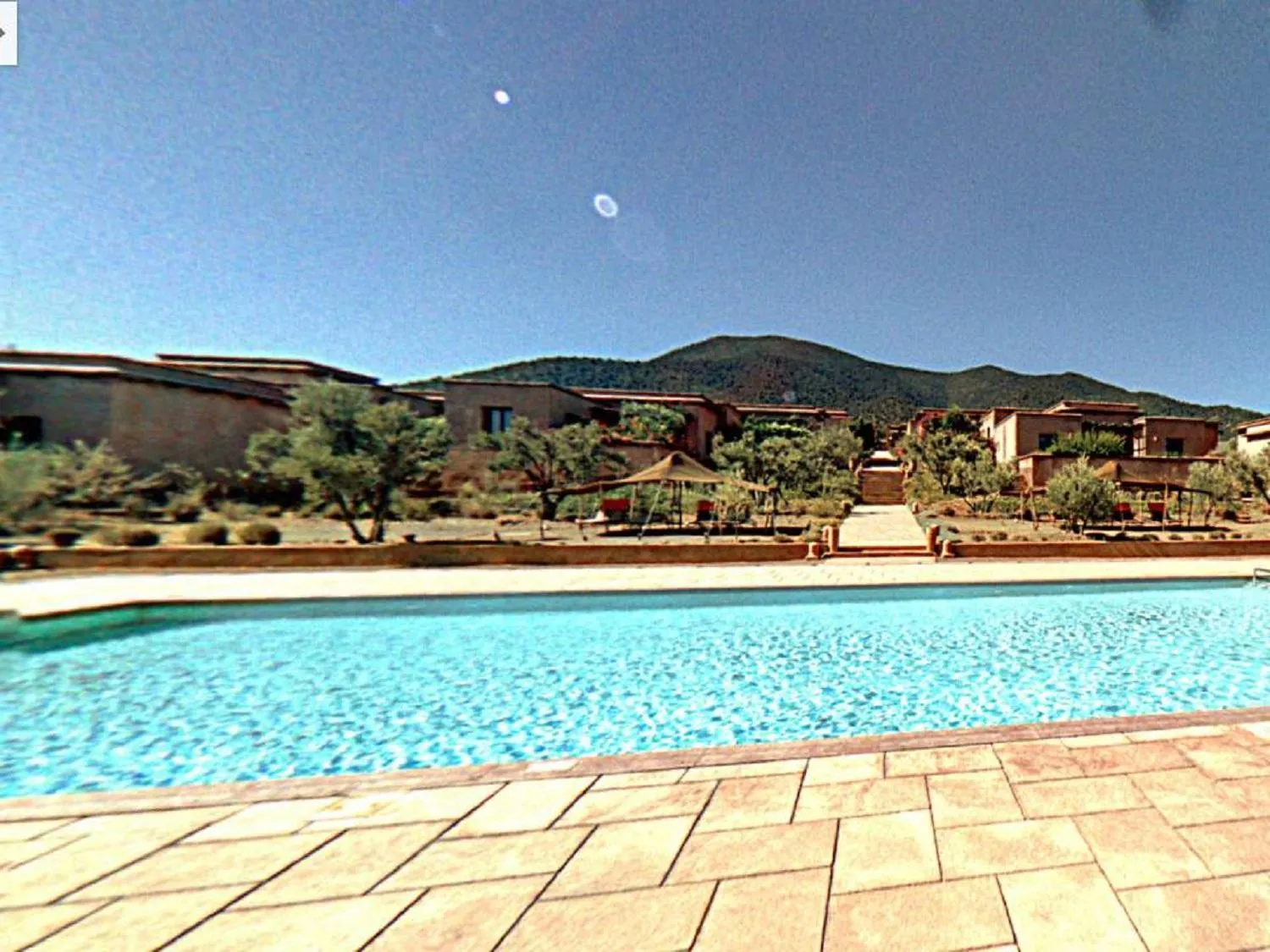 Pool view in Terres d'Amanar
