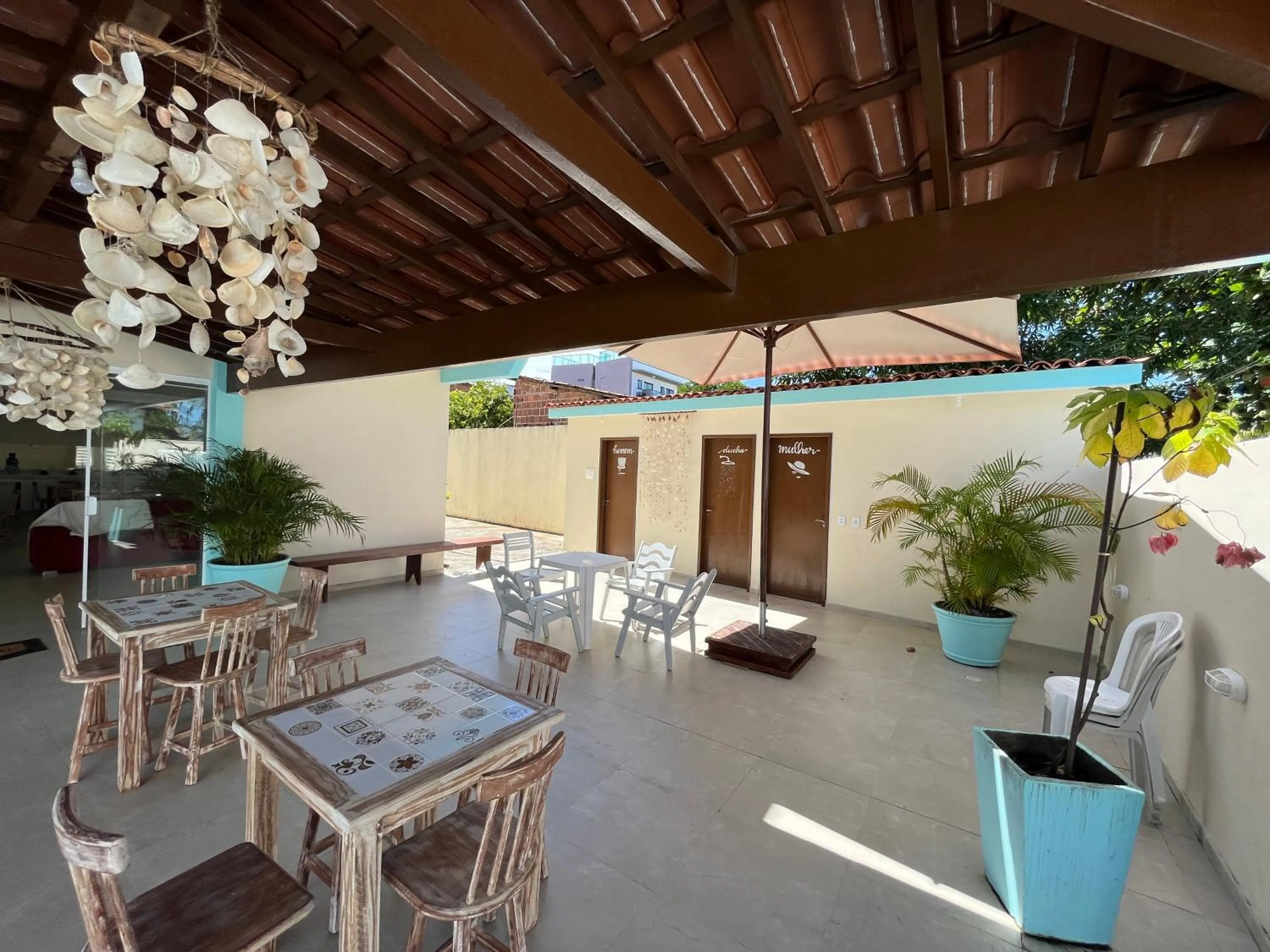 Patio in Pousada Donna Maraka